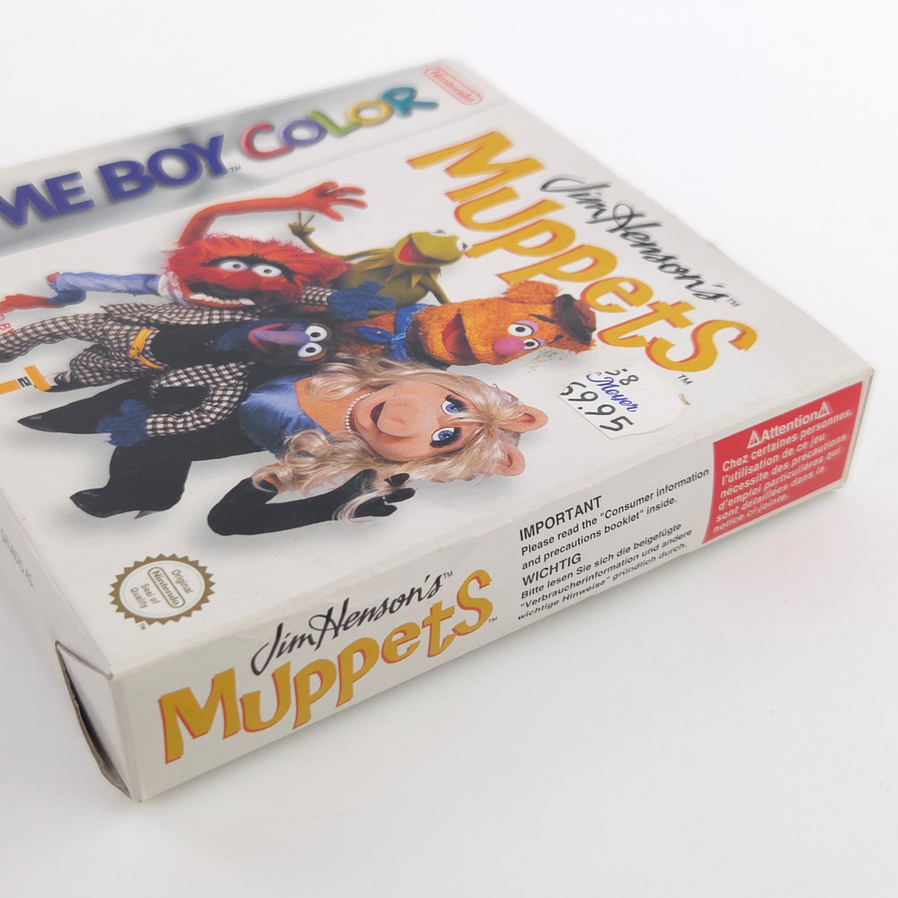 Nintendo Game Boy Color Spiel Jim Hensons Muppets OVP PAL