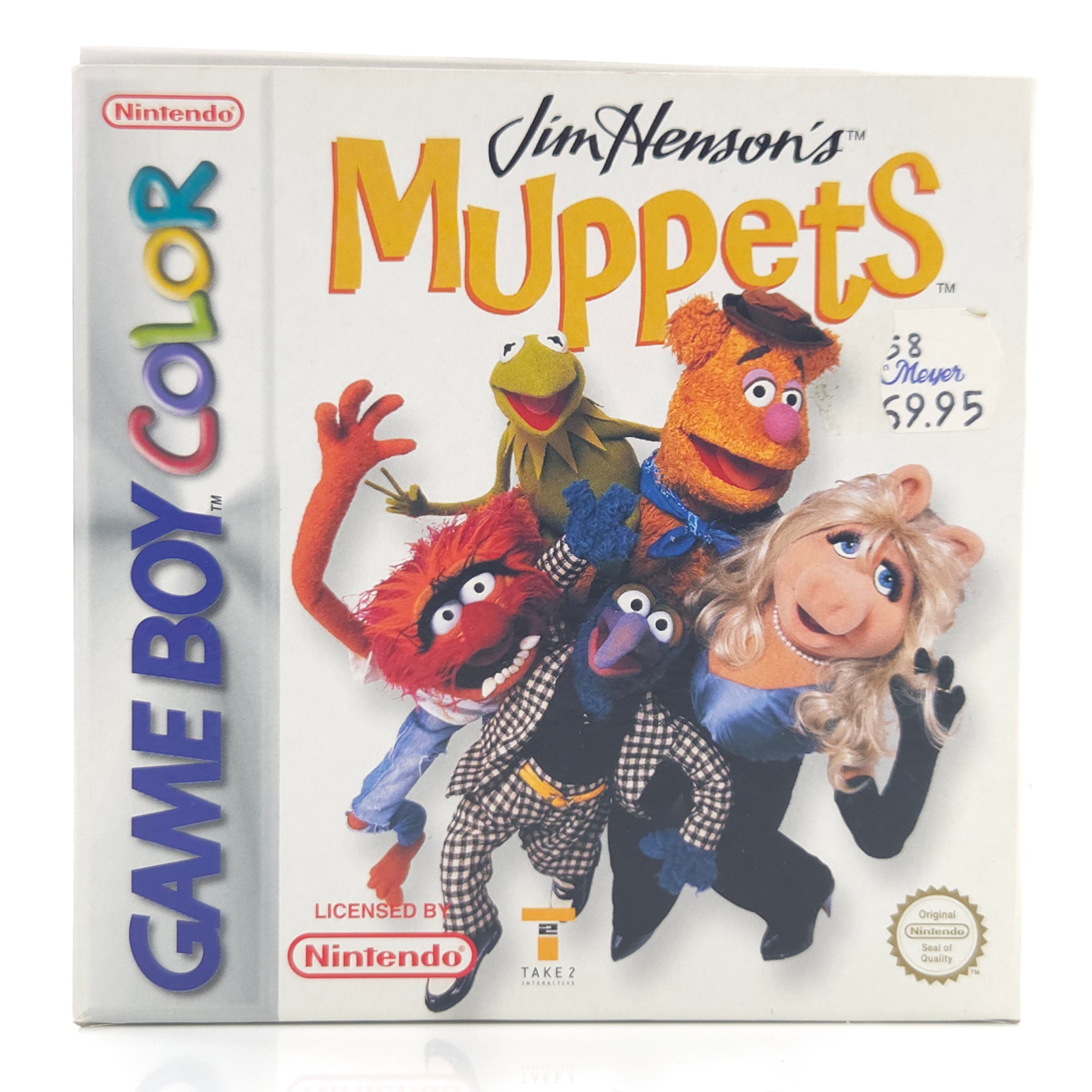 Nintendo Game Boy Color Spiel Jim Hensons Muppets OVP PAL