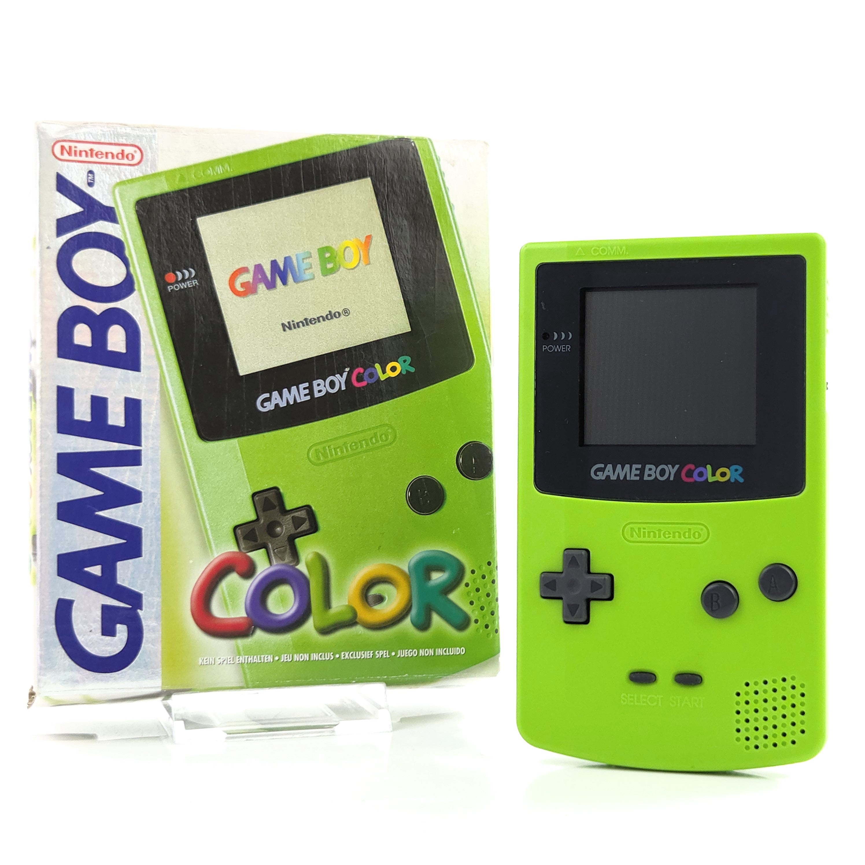 Nintendo Game Boy Color Konsole Neongrün OVP PAL