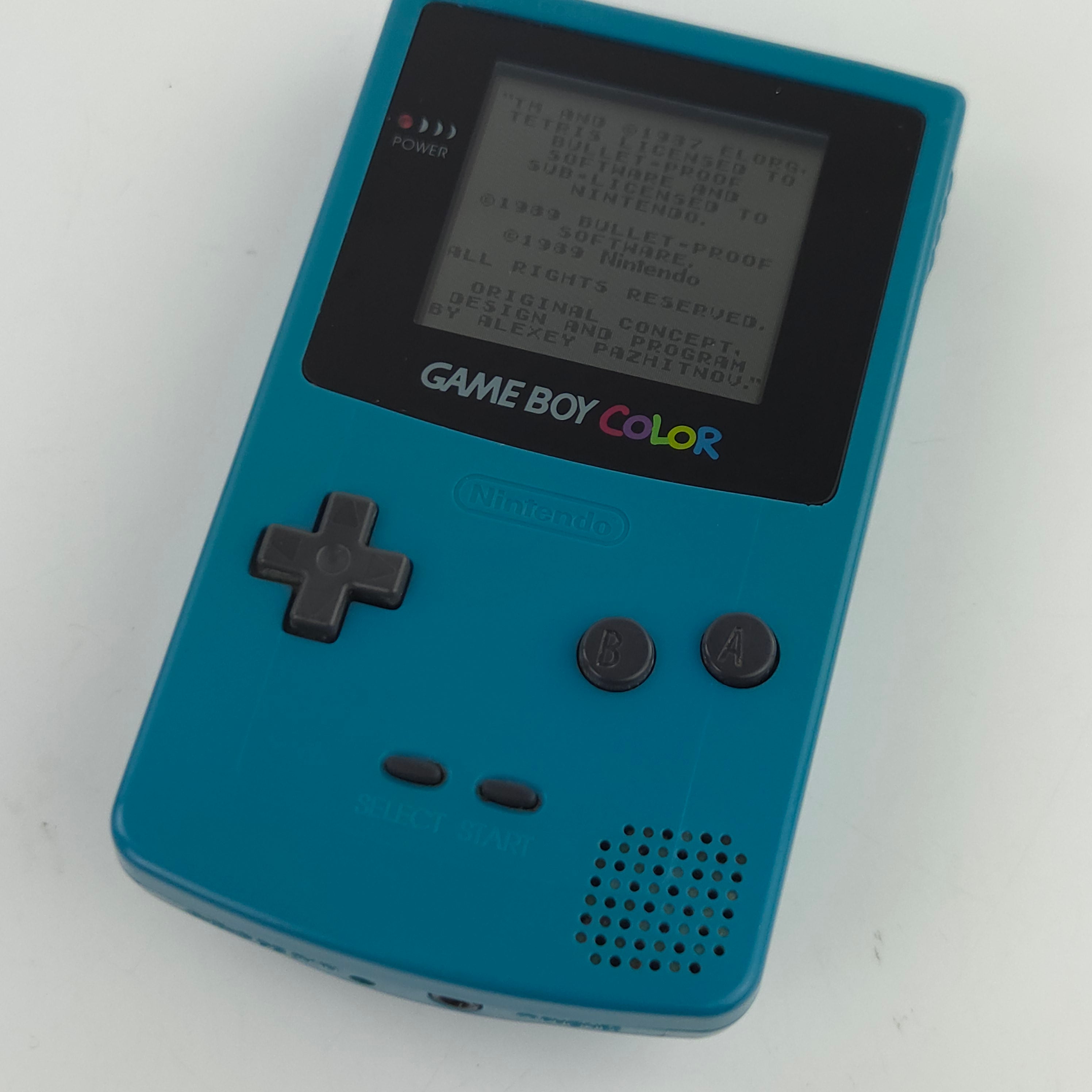 Nintendo Game Boy Color Konsole Türkis CGB-001 OVP PAL
