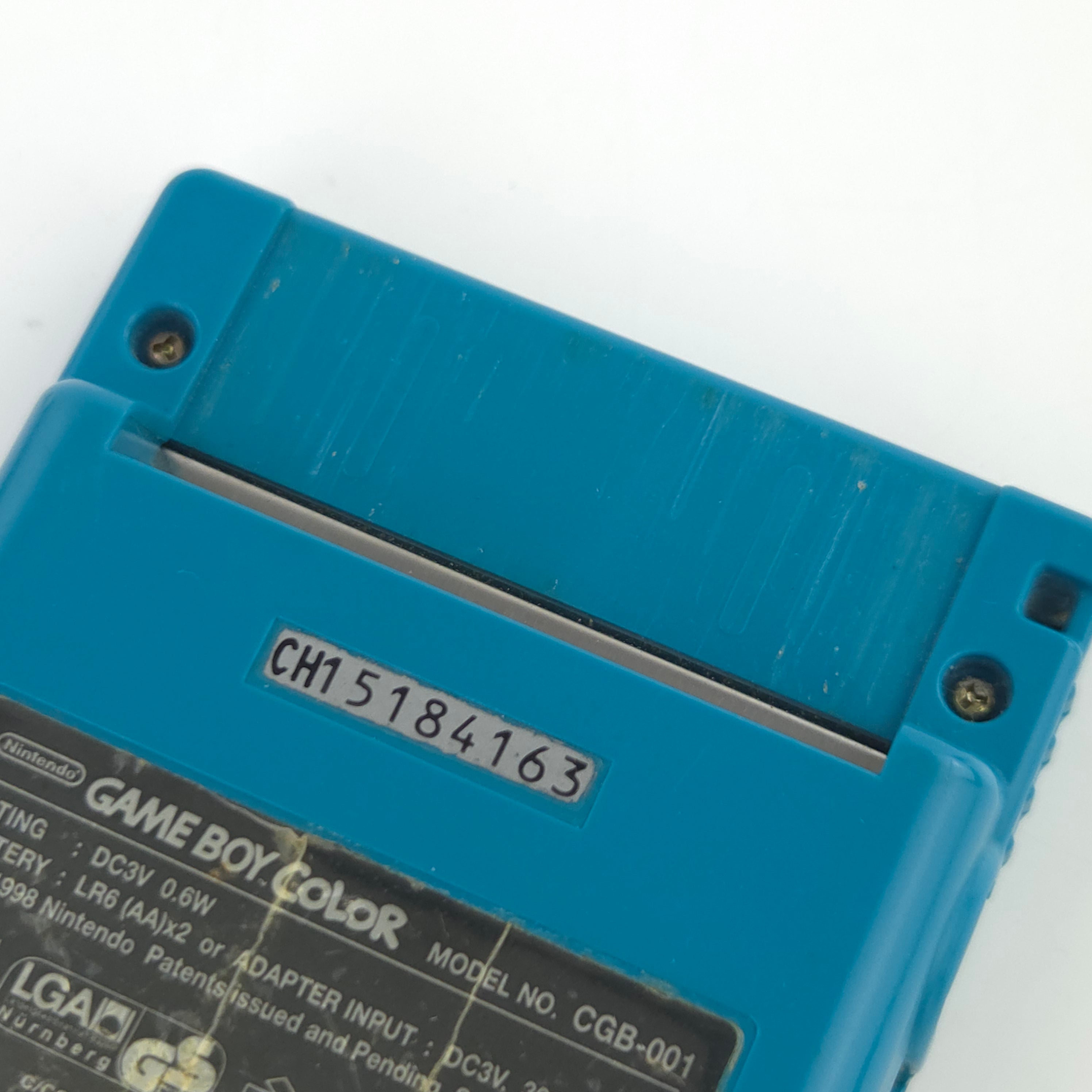 Nintendo Game Boy Color Konsole Türkis CGB-001 OVP PAL