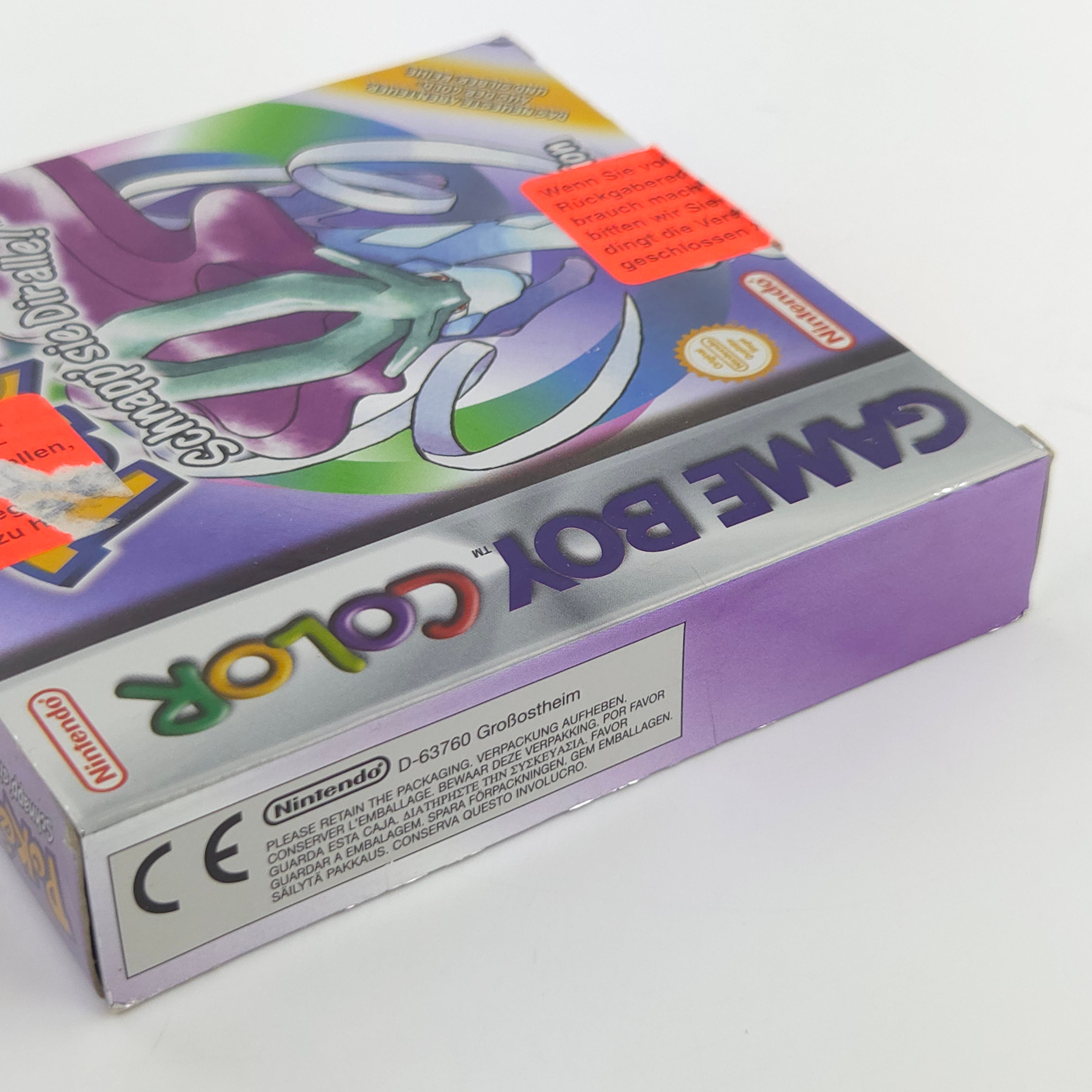 Game Boy Color Spiel Pokemon Kristall Edition Crystal OVP Neu