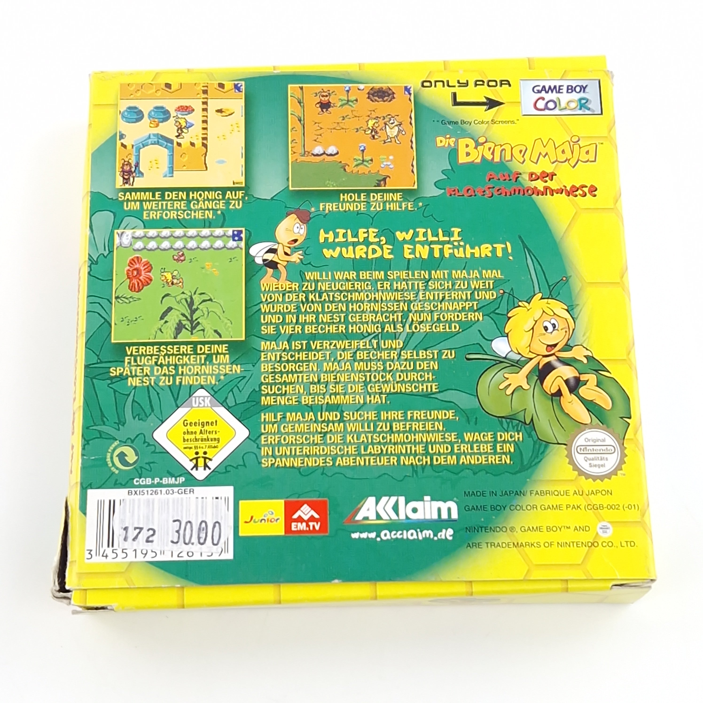 Game Boy Color Spiel – Die Biene Maja (OVP)