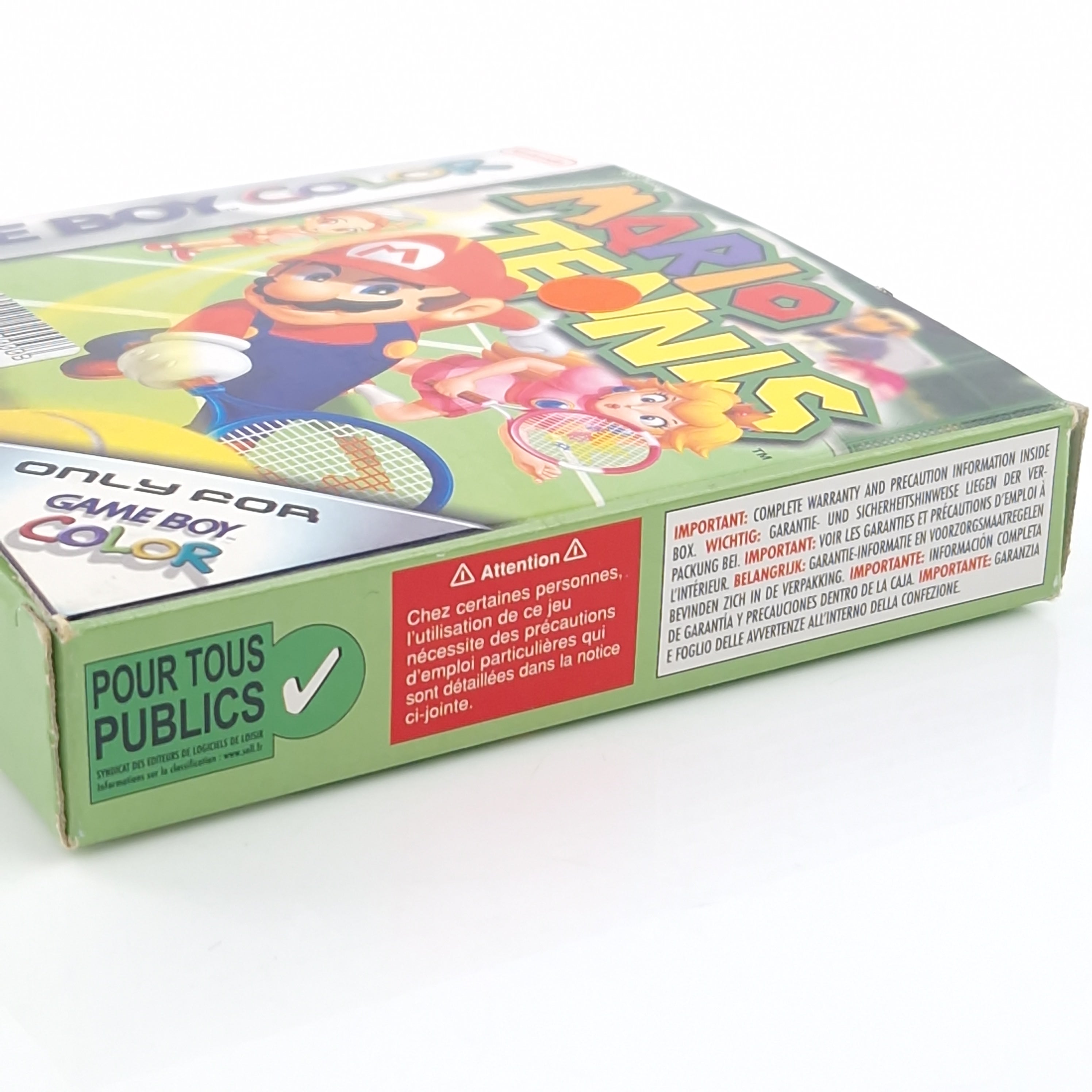 Game Boy Color Spiel – Mario Tennis Modul OVP PAL