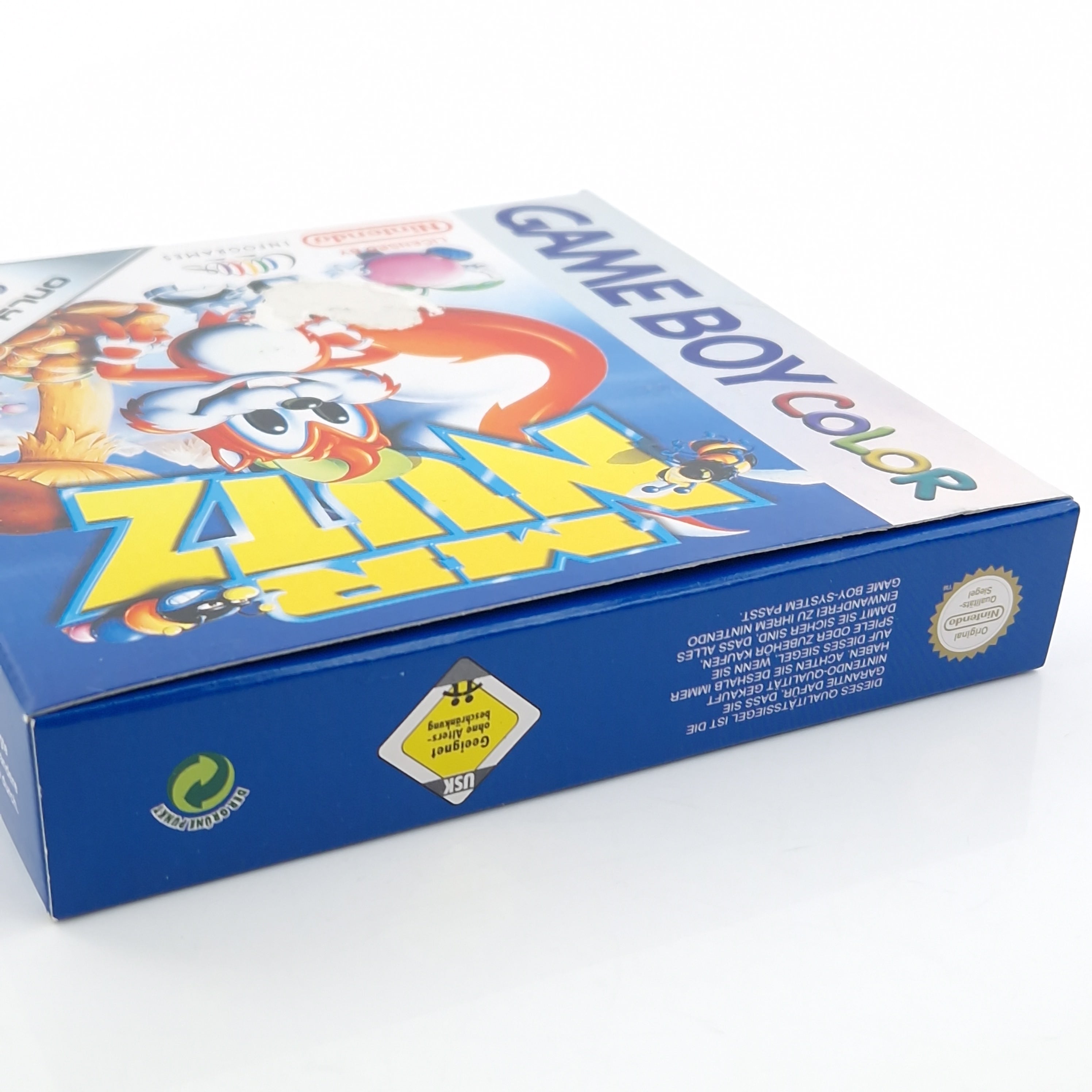 Nintendo Game Boy Color Spiel – Mr. Nutz Modul OVP PAL