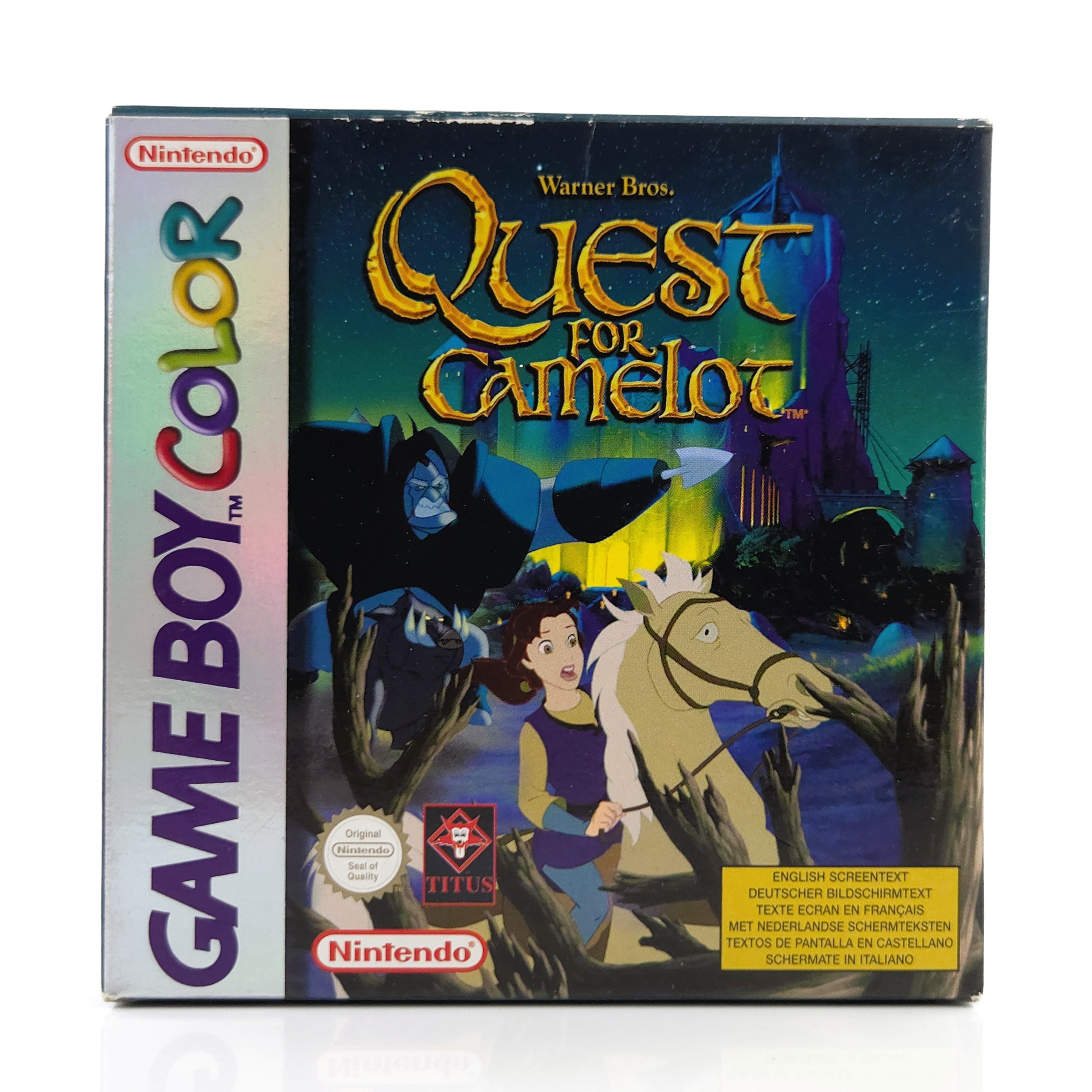 Game Boy Color Spiel – Quest for Camelot (OVP PAL)