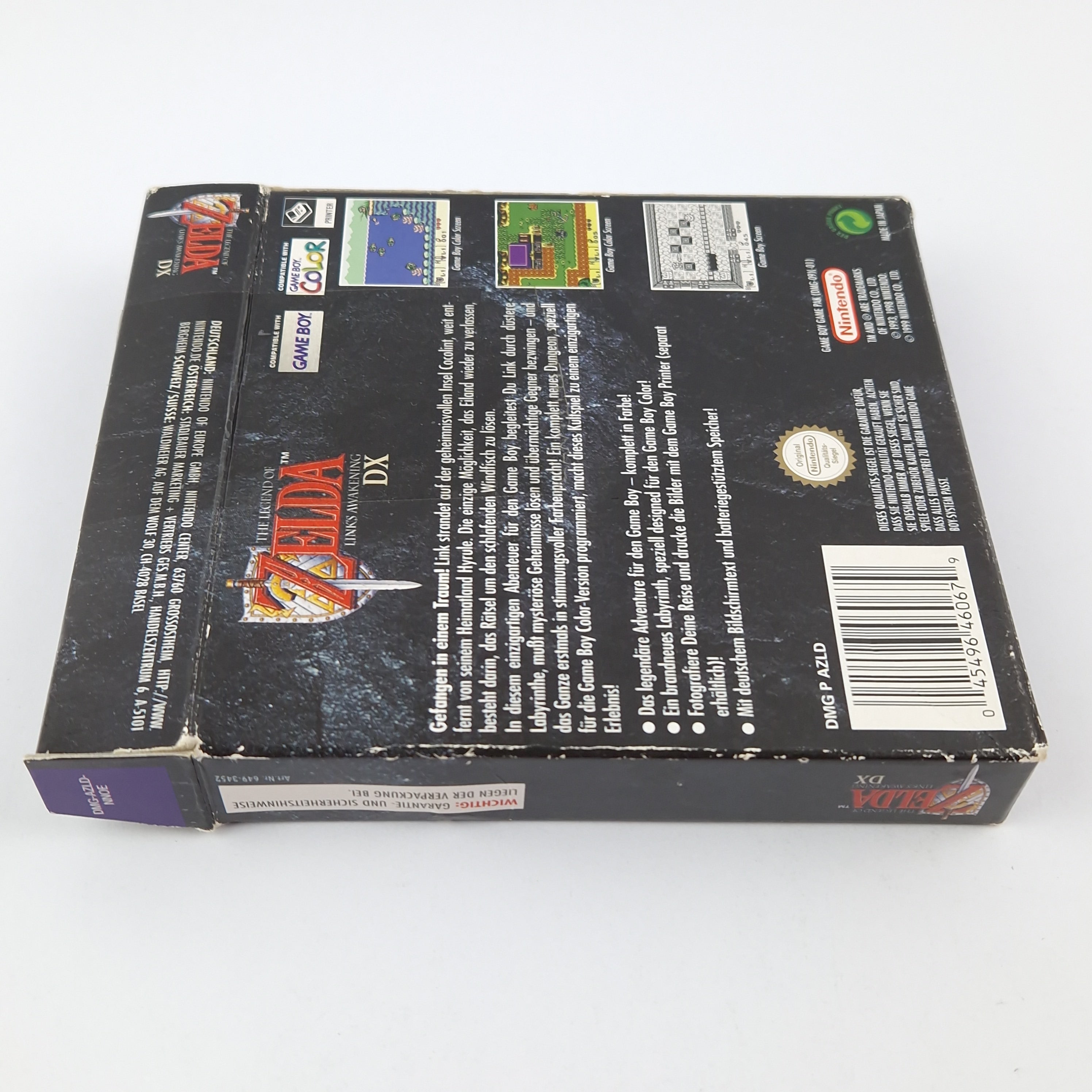 Nintendo Game Boy Color Spiel – Zelda Links Awakening DX OVP PAL