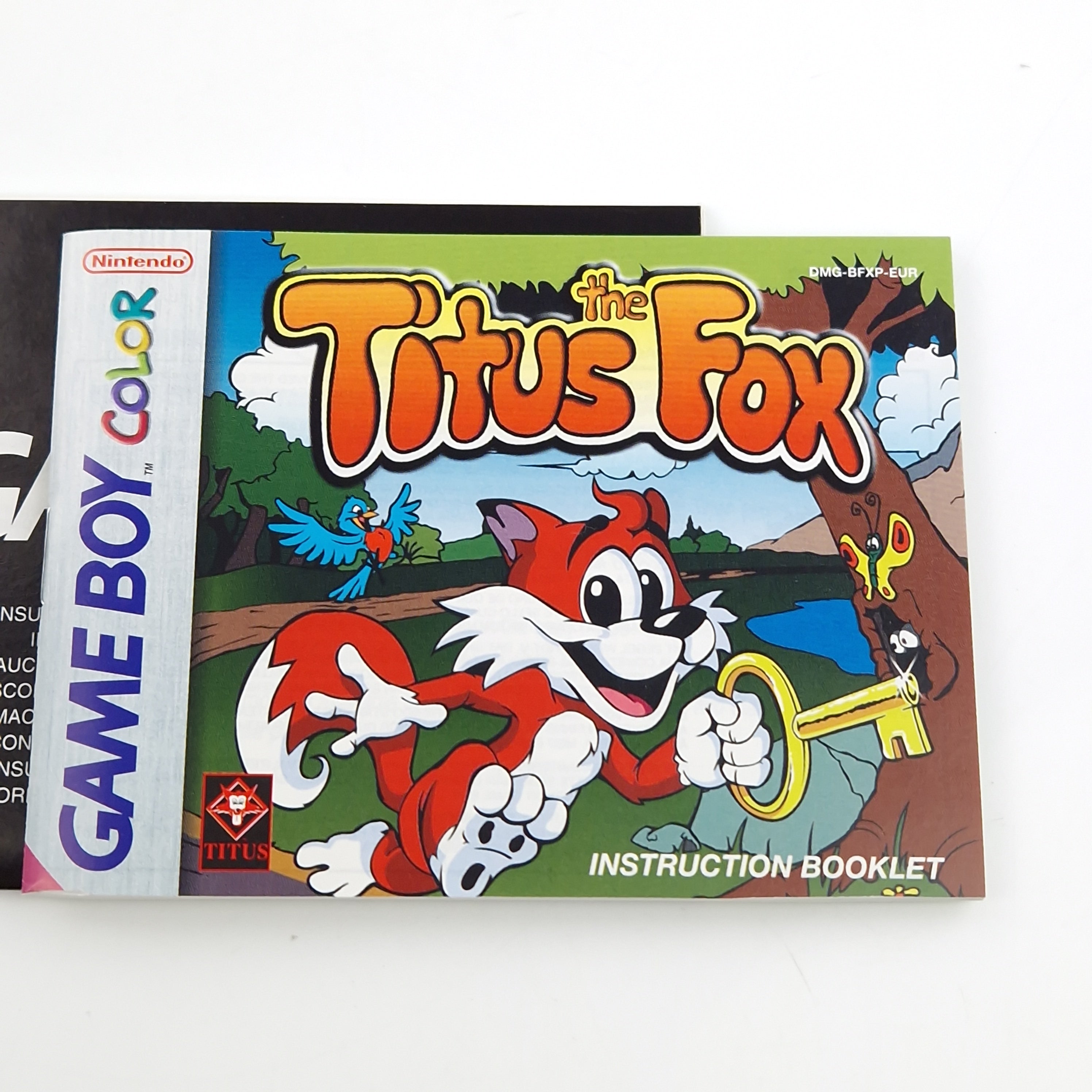 Game Boy Color Spiel – The Titus Fox Modul OVP PAL