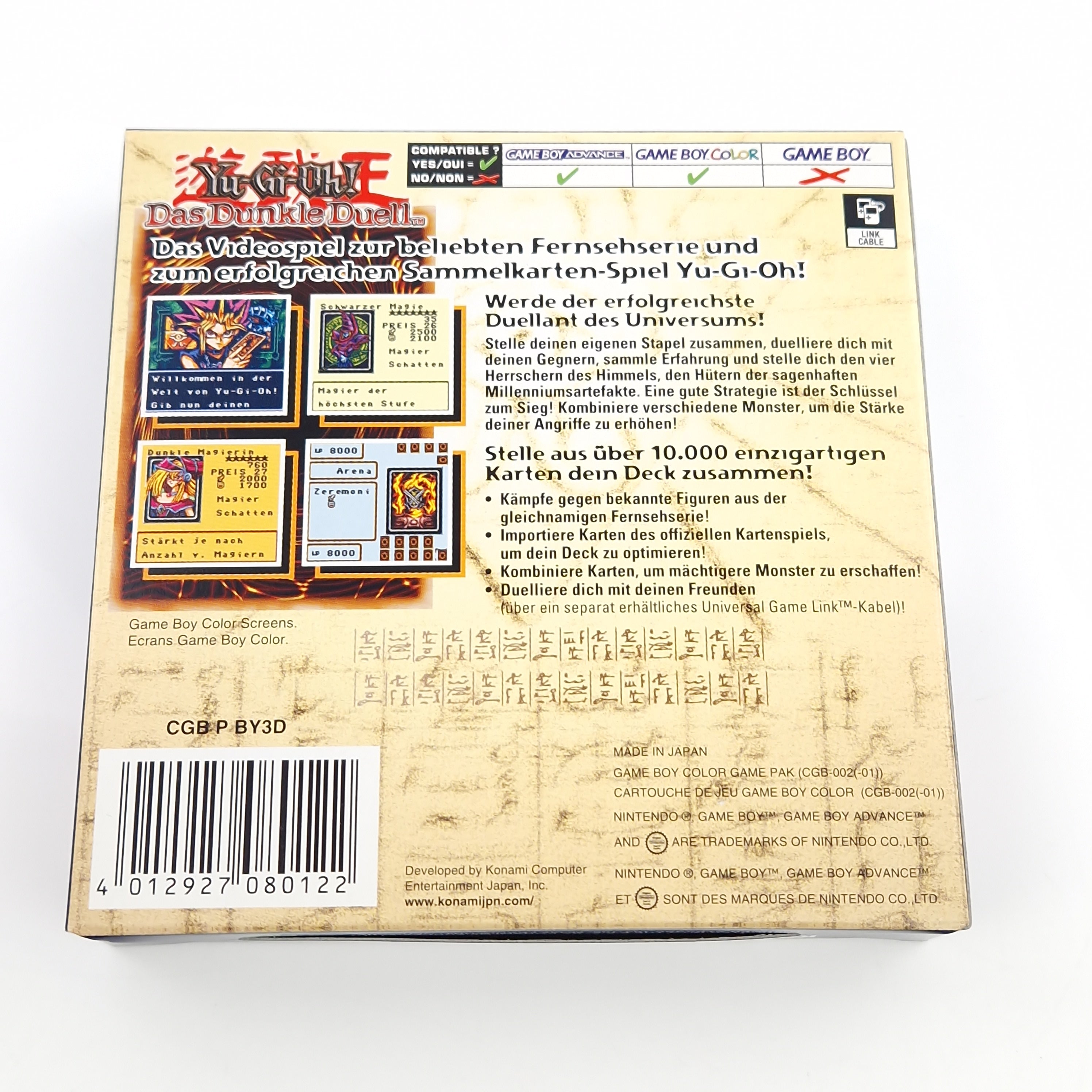 Nintendo Game Boy Color Spiel – Yu-Gi-Oh Das Dunkle Duell OVP