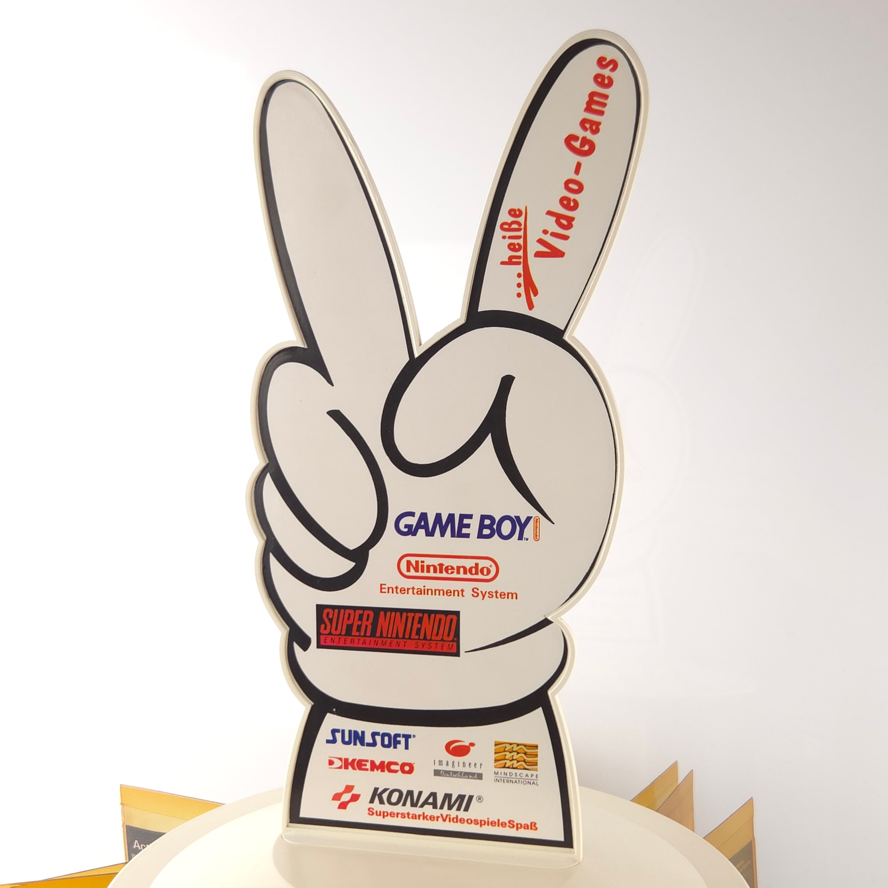 Nintendo Game Boy NES SNES Konami Aufsteller Reklame Rondell