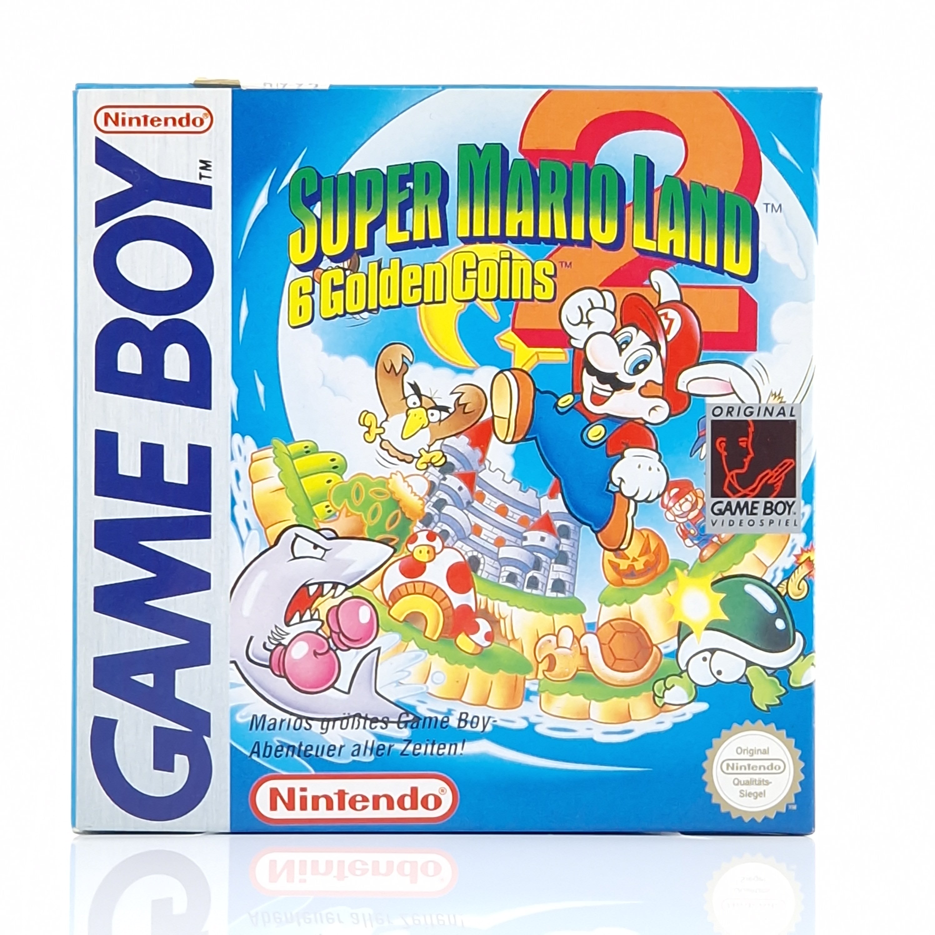Nintendo Game Boy Spiel – Super Mario Land 2 OVP PAL