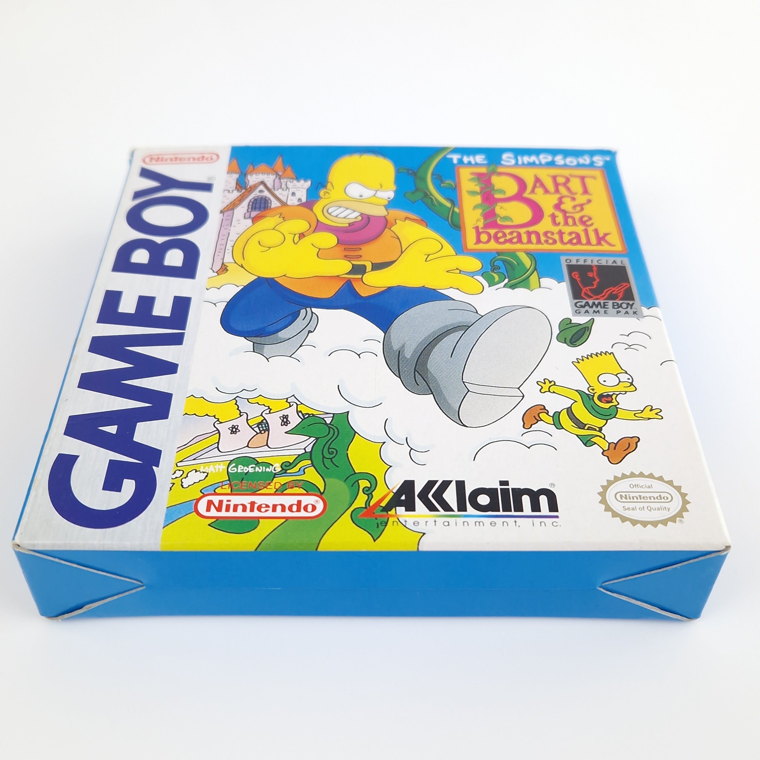 Game Boy Spiel – The Simpsons Bart & the Beanstalk OVP