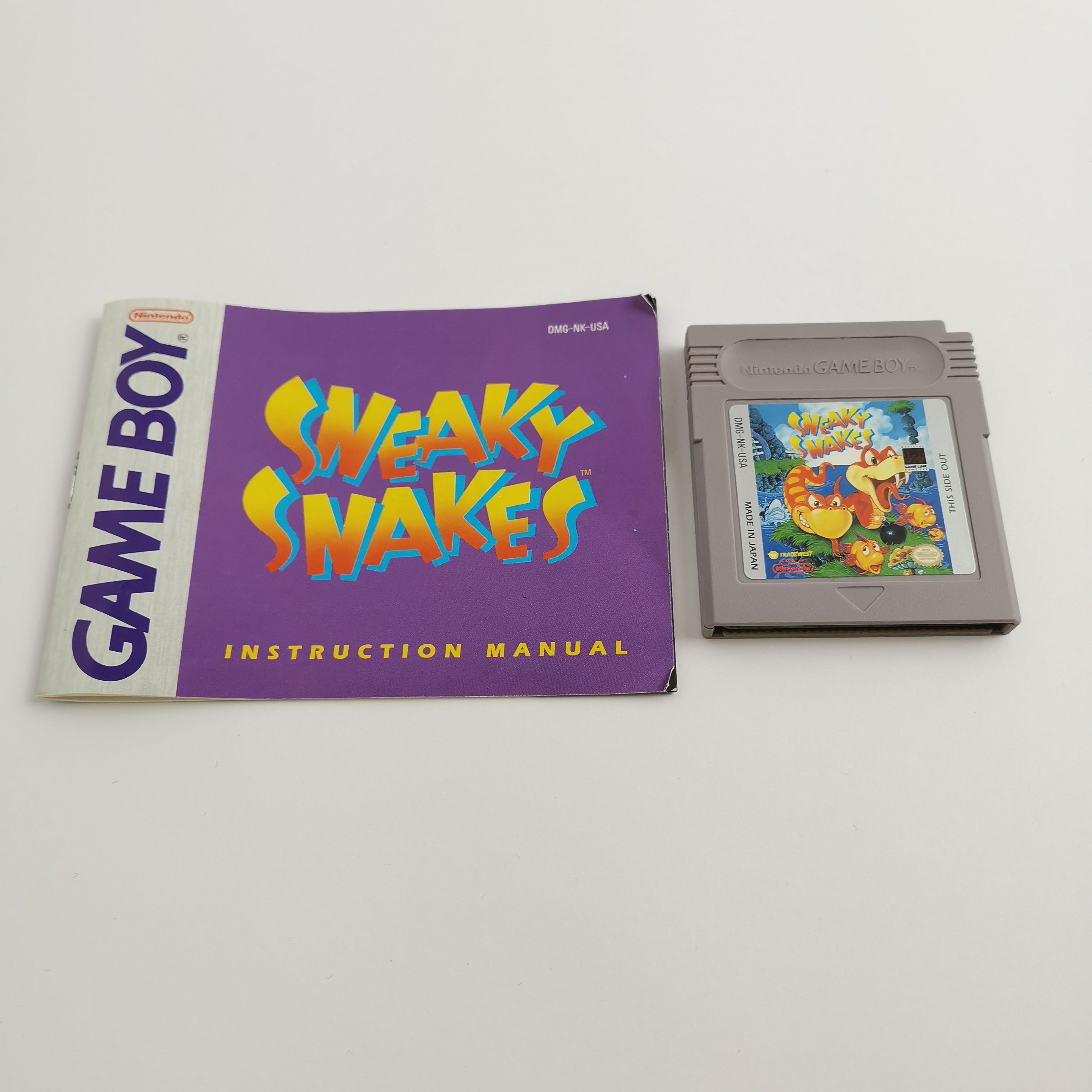 Nintendo Gameboy Spiel – Sneaky Snakes OVP NTSC-U/C USA