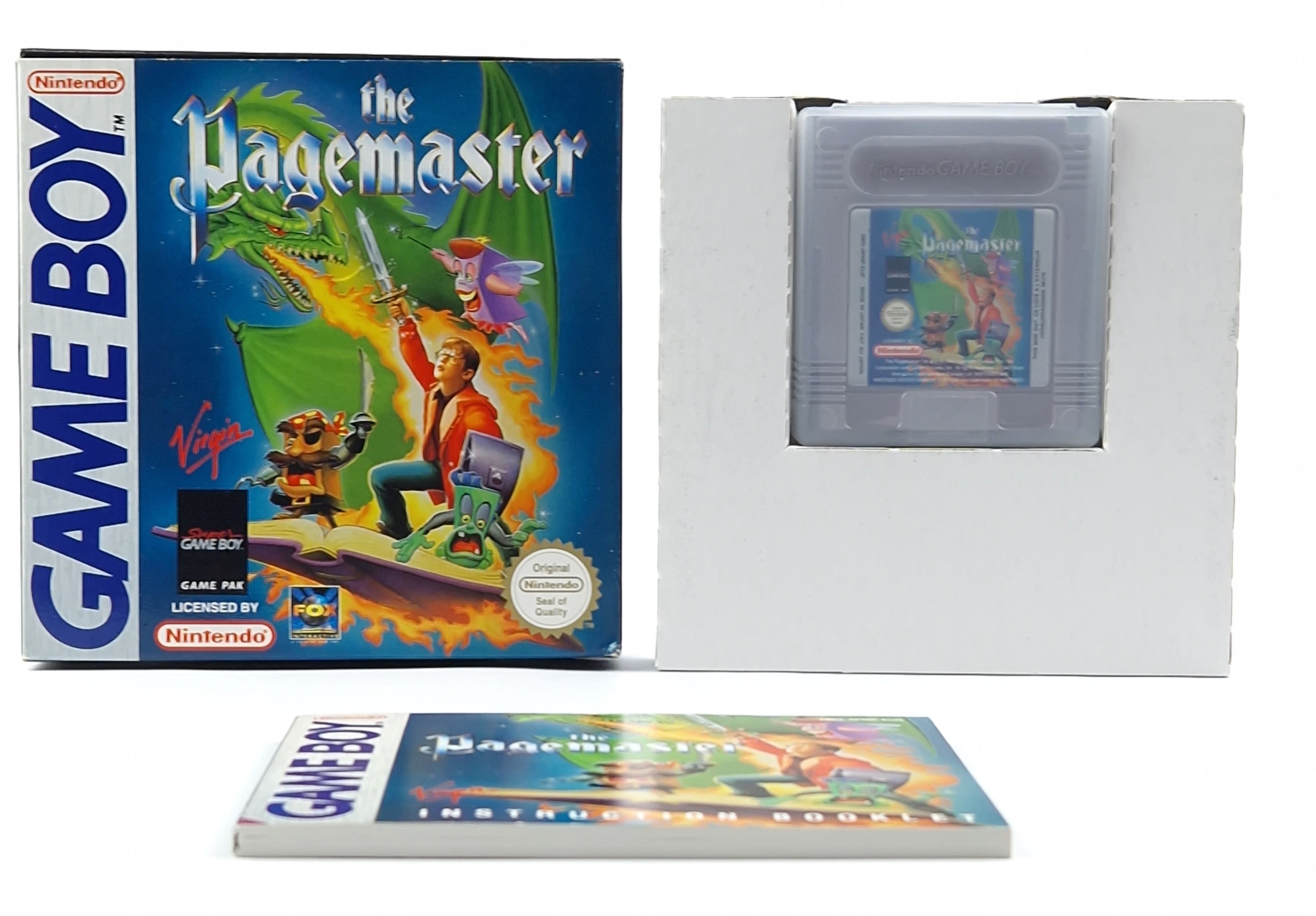 Nintendo Game Boy Spiel – The Pagemaster (OVP PAL)