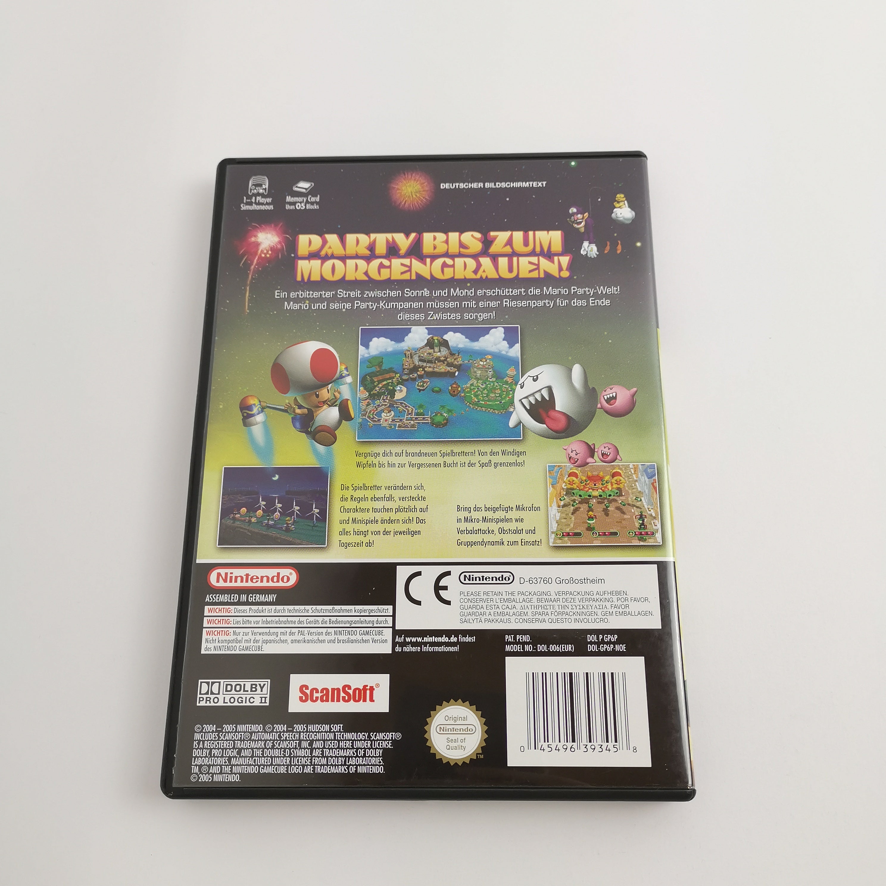 Nintendo Gamecube Spiel – Mario Party 6 OVP PAL