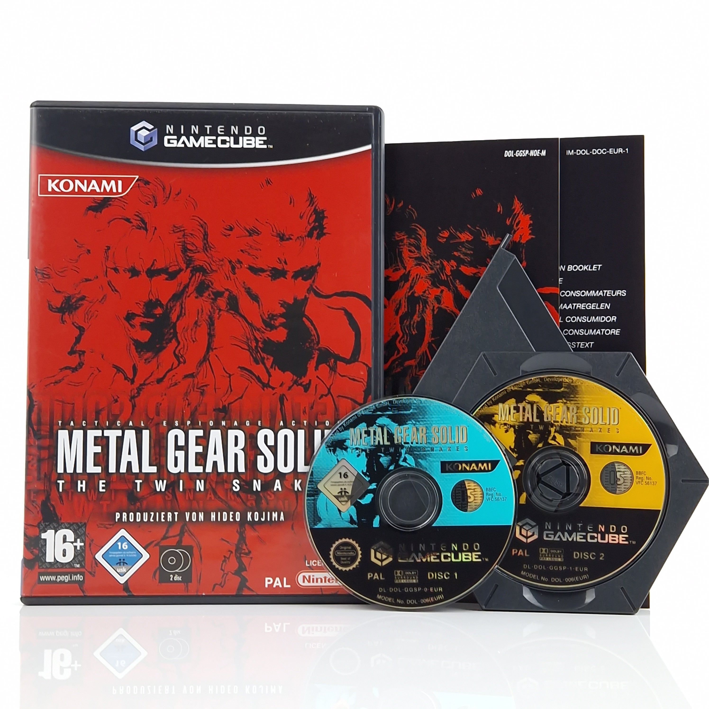 Nintendo Gamecube Spiel – Metal Gear Solid Twin Snakes PAL OVP