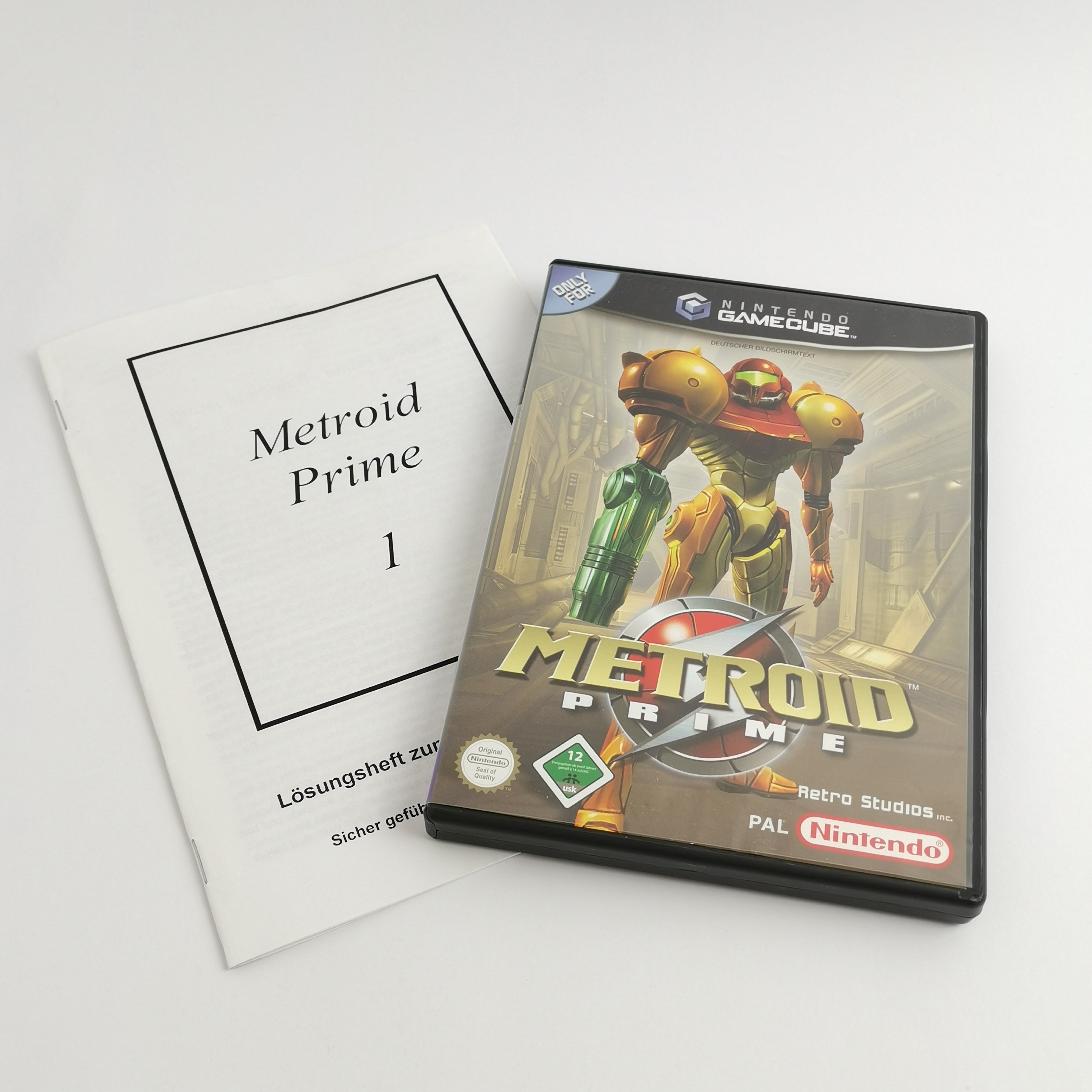 Nintendo Gamecube Spiel – Metroid Prime OVP PAL Lösungsheft