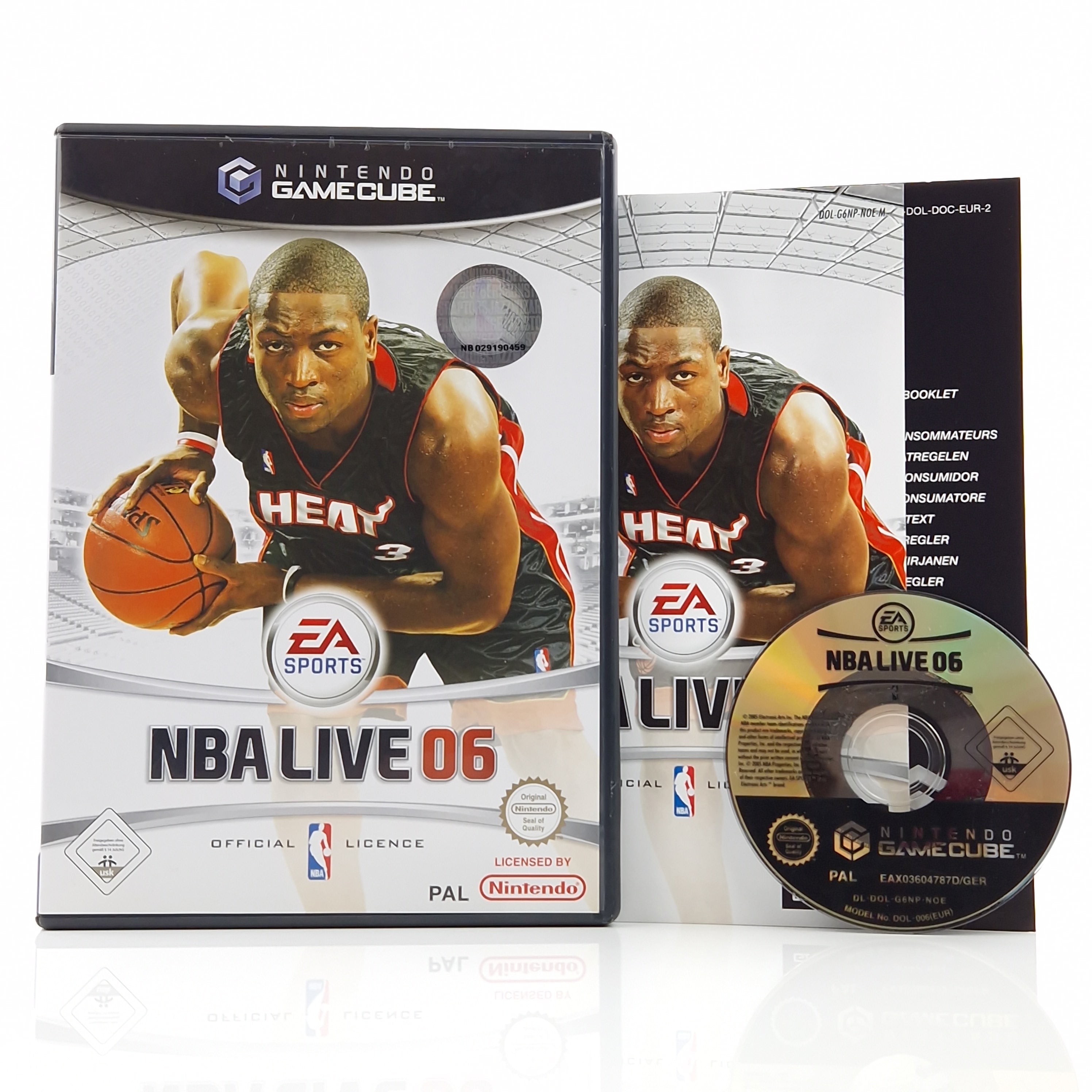 Nintendo Gamecube Spiel – NBA Live 06 Basketball OVP PAL