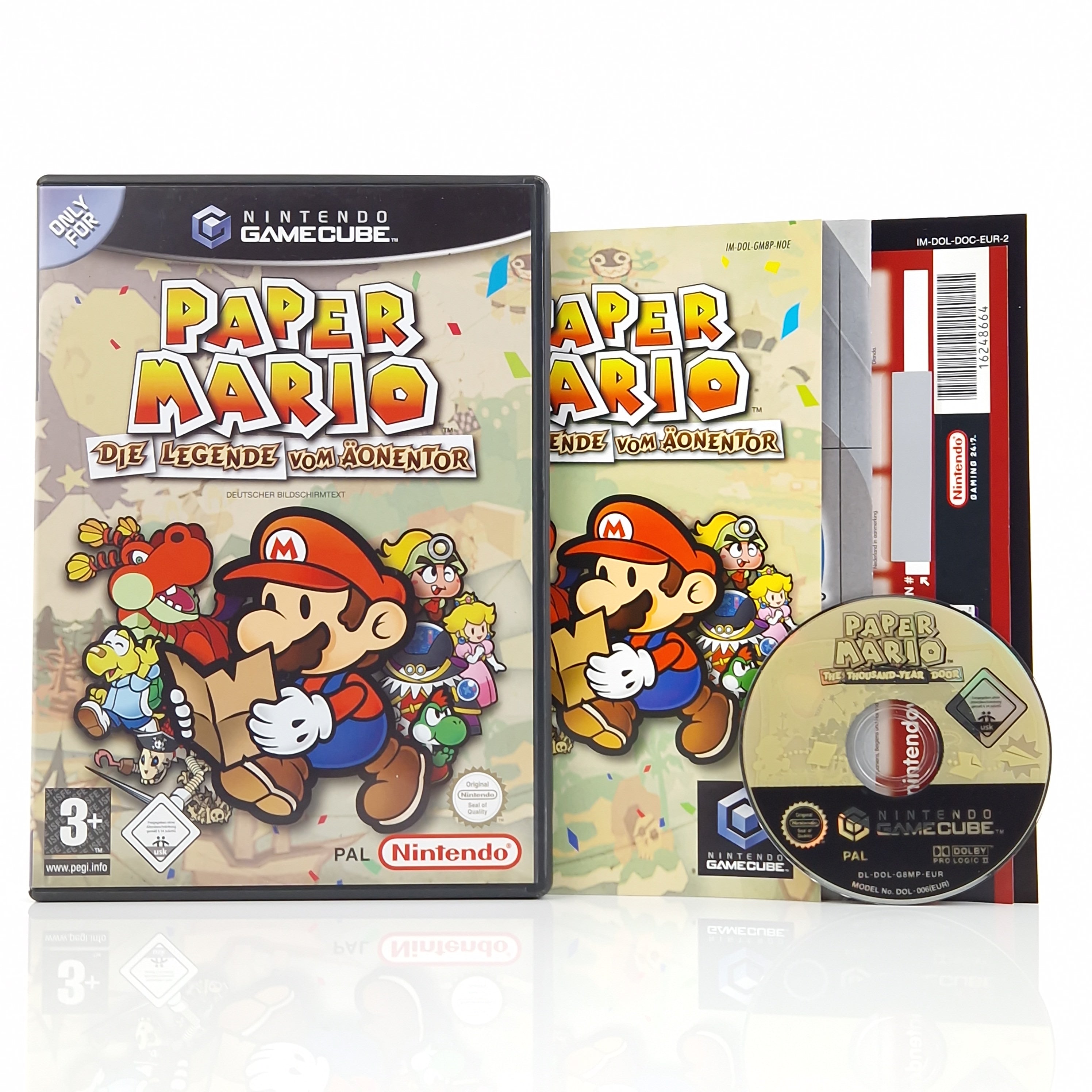 Nintendo Gamecube Spiel – Paper Mario die Legende (PAL OVP)