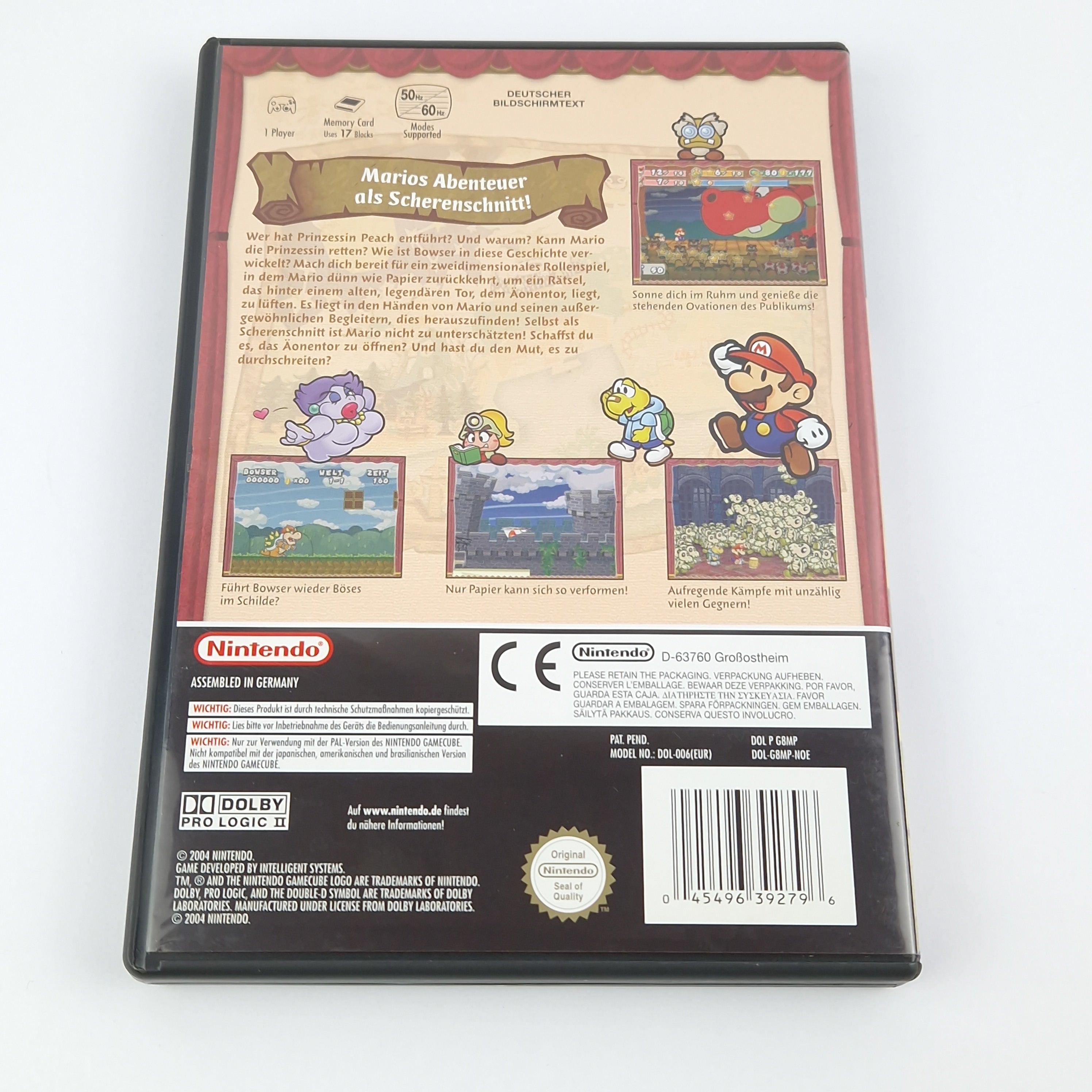 Nintendo Gamecube Spiel – Paper Mario Die Legende (OVP PAL)