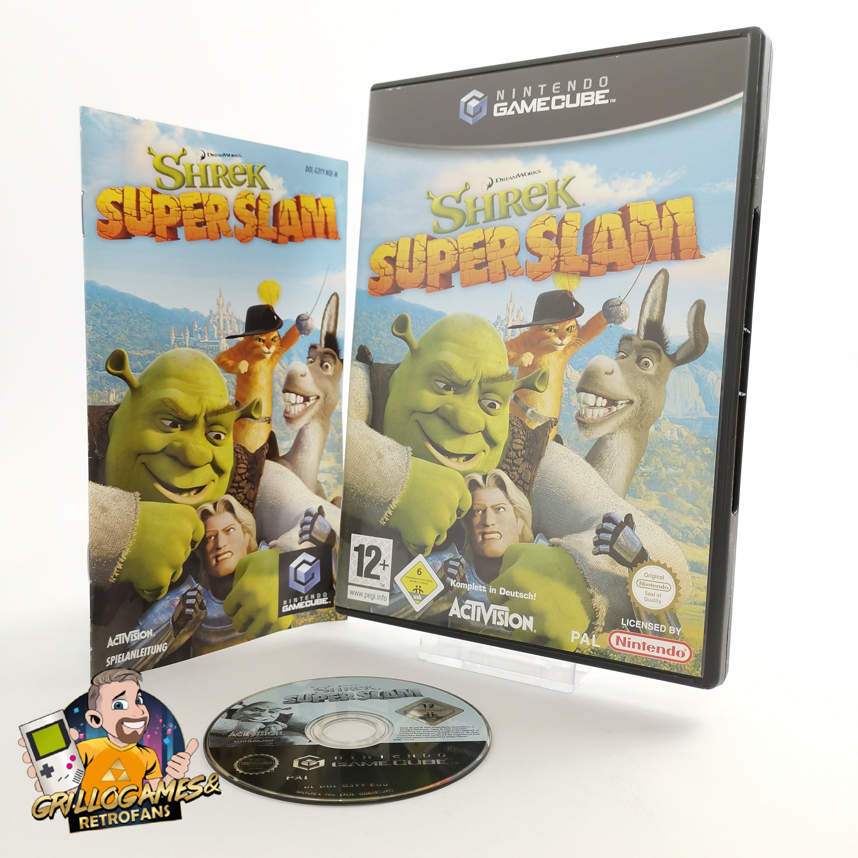Nintendo Gamecube Spiel – Shrek Super Slam OVP PAL