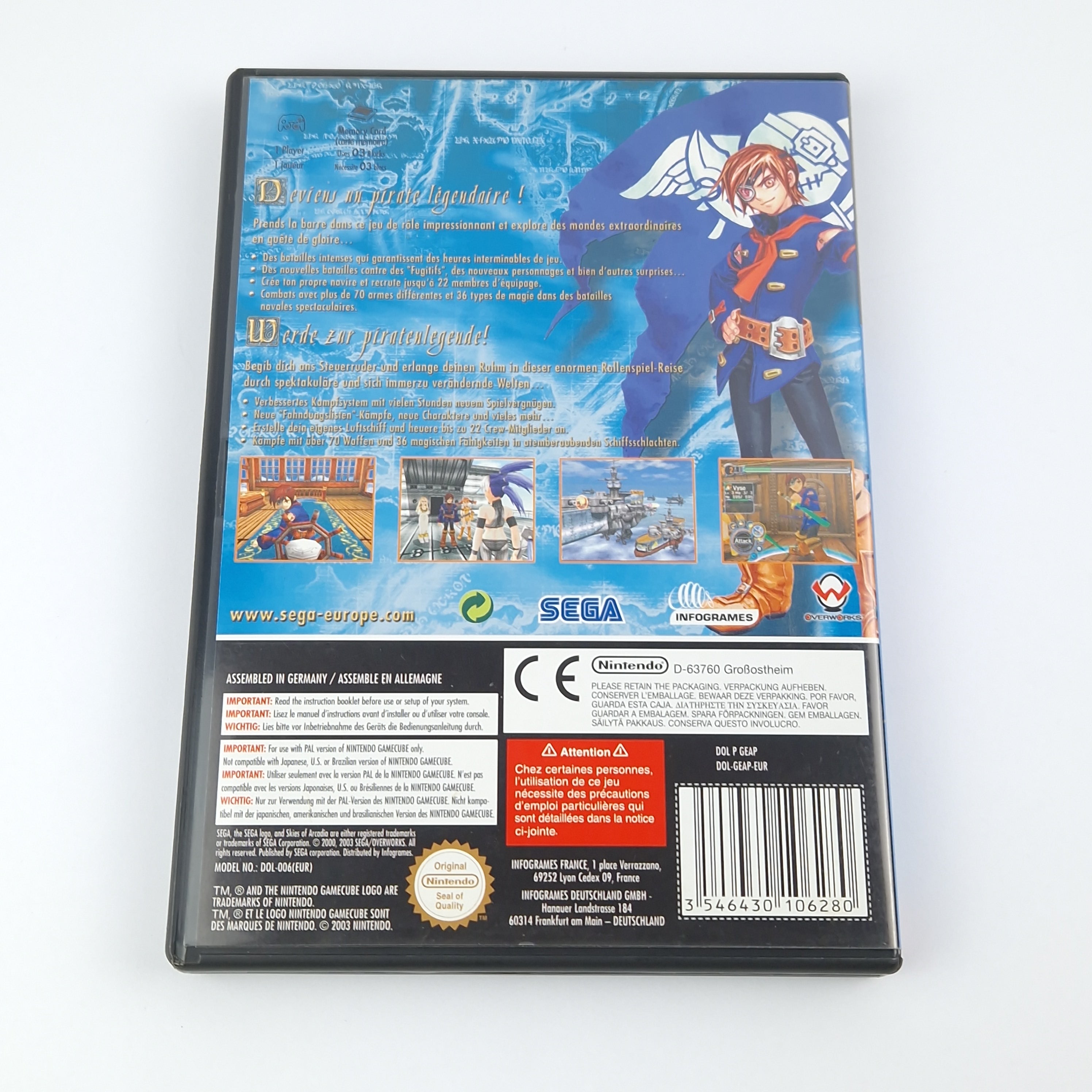 Nintendo Gamecube Spiel – Skies of Arcadia Legends (PAL OVP)
