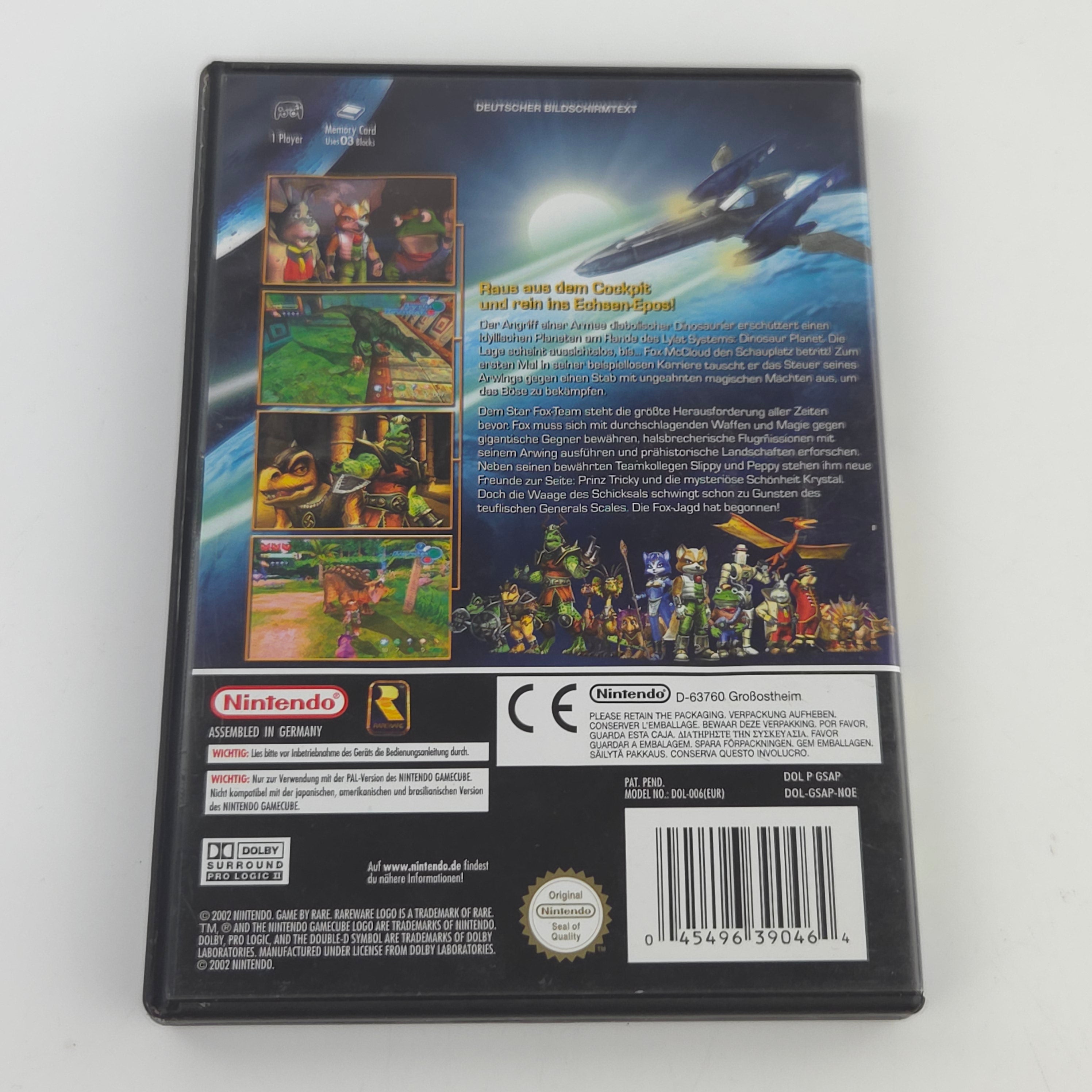 Gamecube Spiel Starfox Adventures GC OVP PAL DE Gut