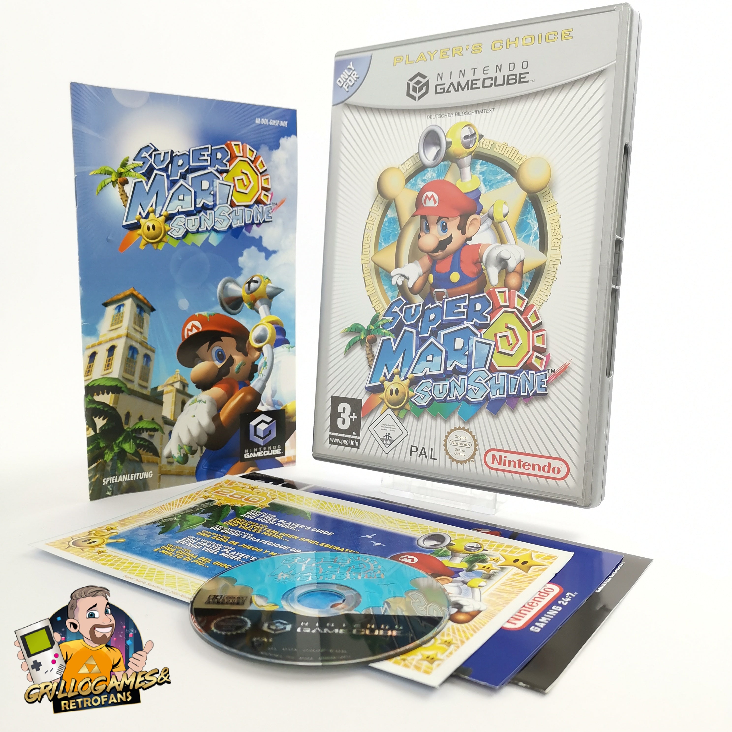 Nintendo Gamecube Spiel – Super Mario Sunshine Players Choice