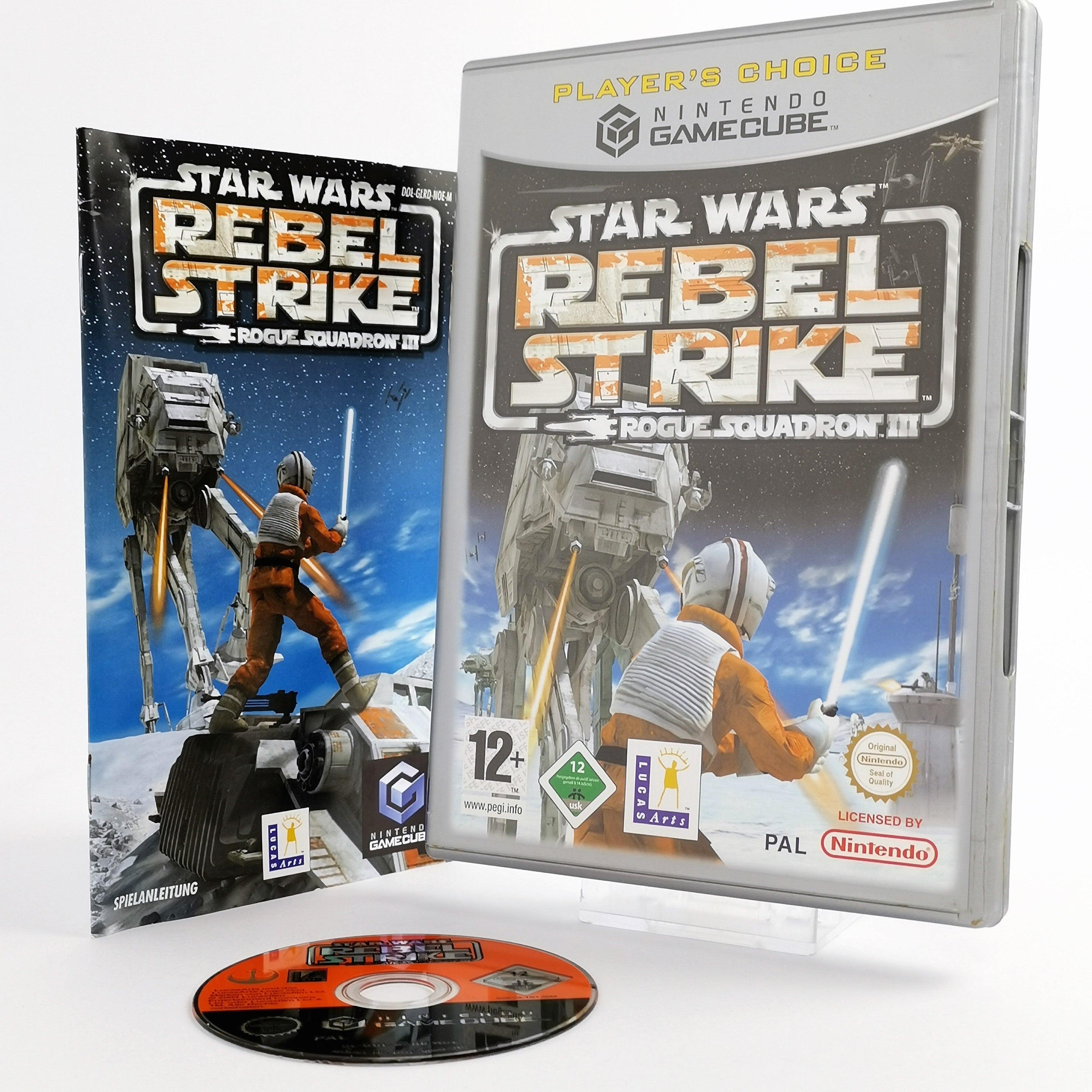 Nintendo Gamecube Spiel – Star Wars Rebel Strike Rogue Squadron