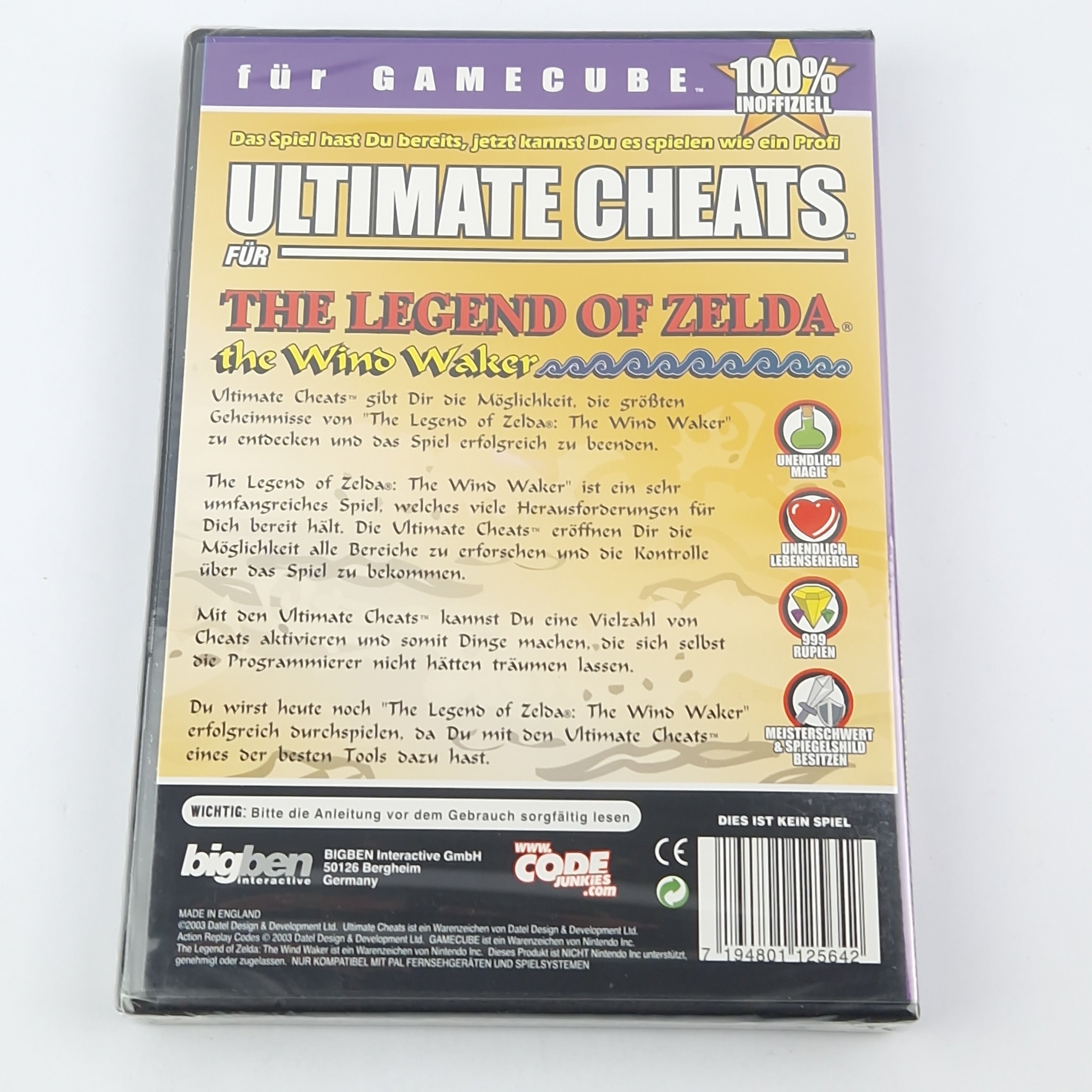 Nintendo Gamecube Spiel – Zelda The Windwaker Limitierte Auflage