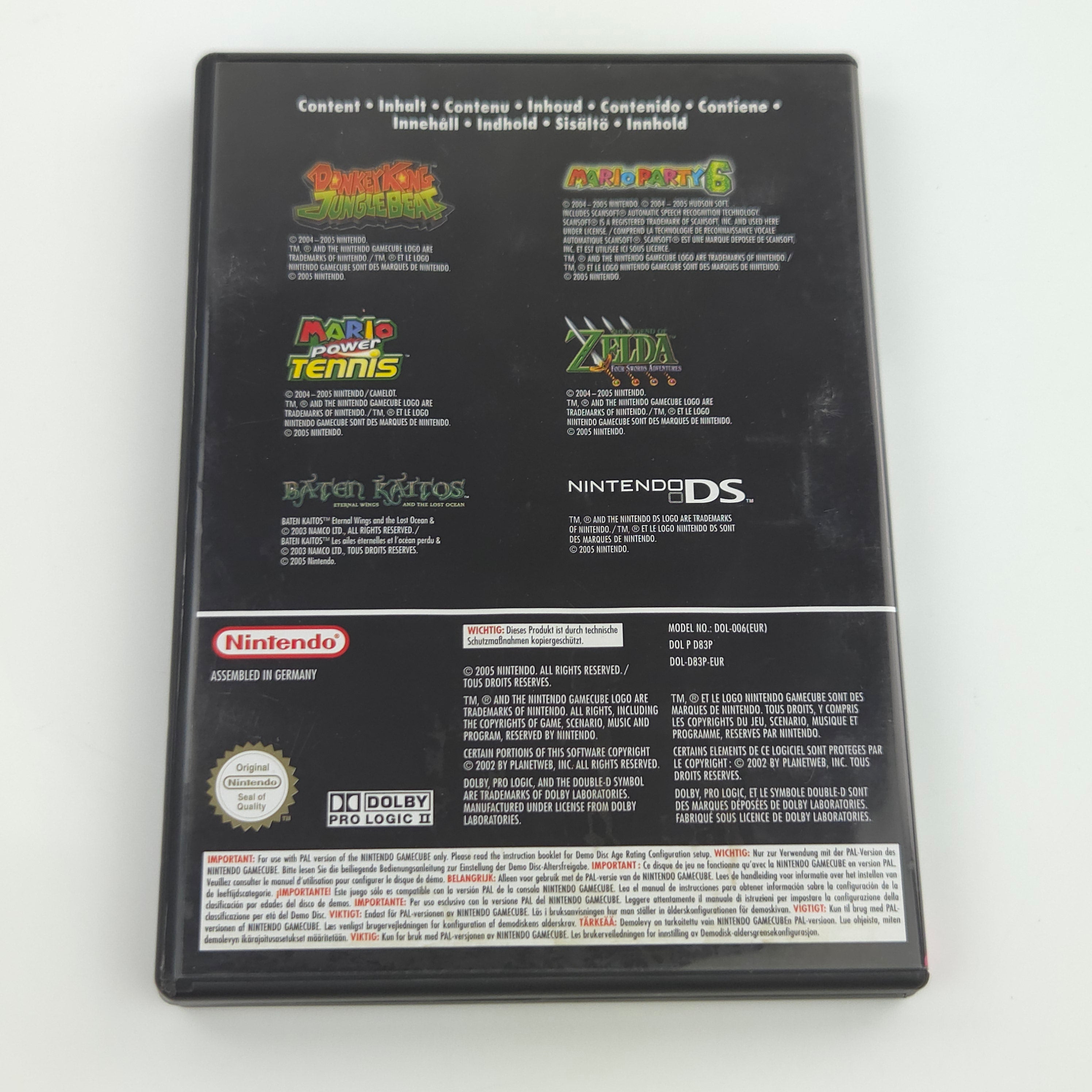 Nintendo GameCube Zubehör – Interactive Multi-Game Demo OVP