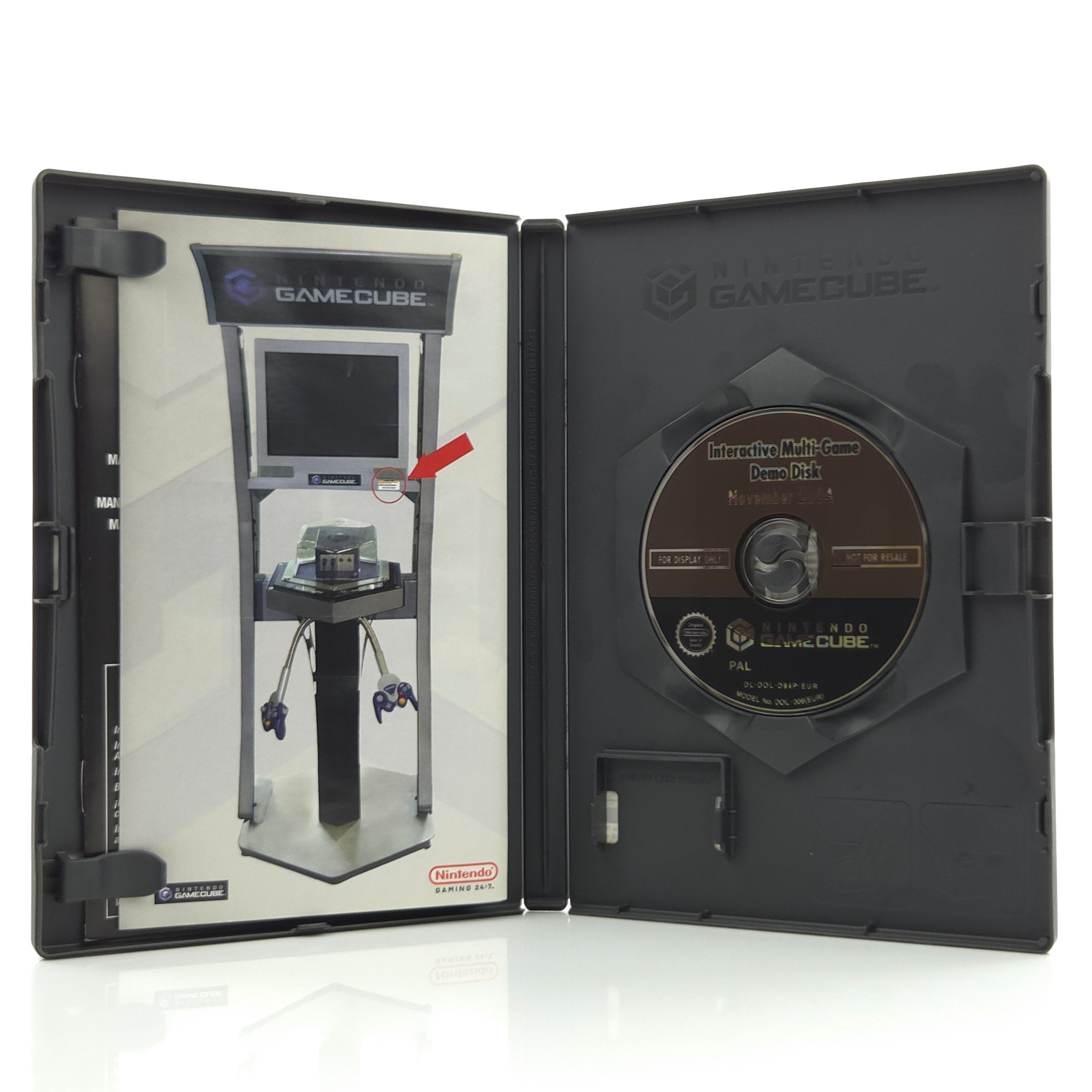 Nintendo GameCube Zubehör – Interactive Multi-Game Demo Disk OVP