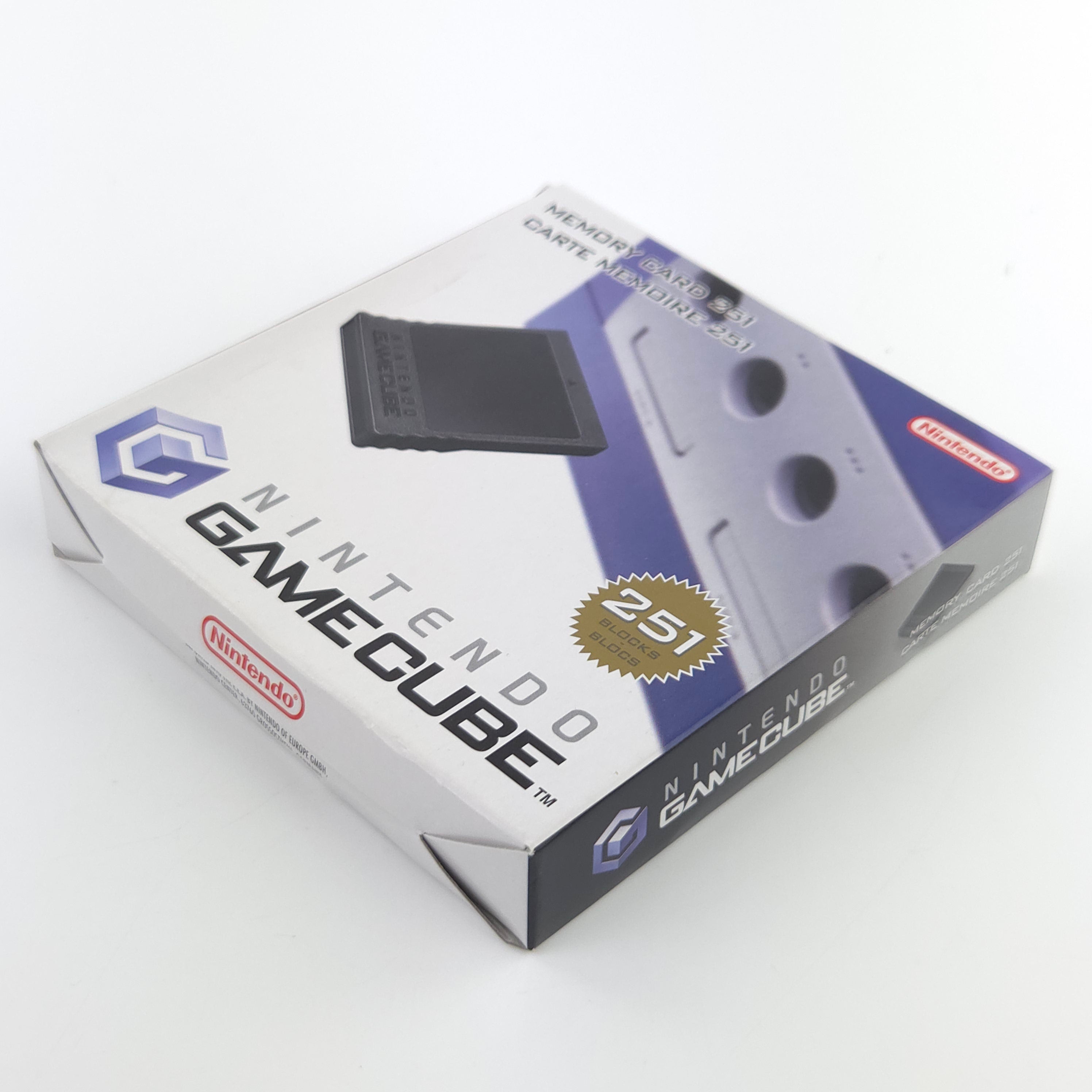 Nintendo Gamecube Zubehör – Memory Card 251 Blocks Schwarz OVP
