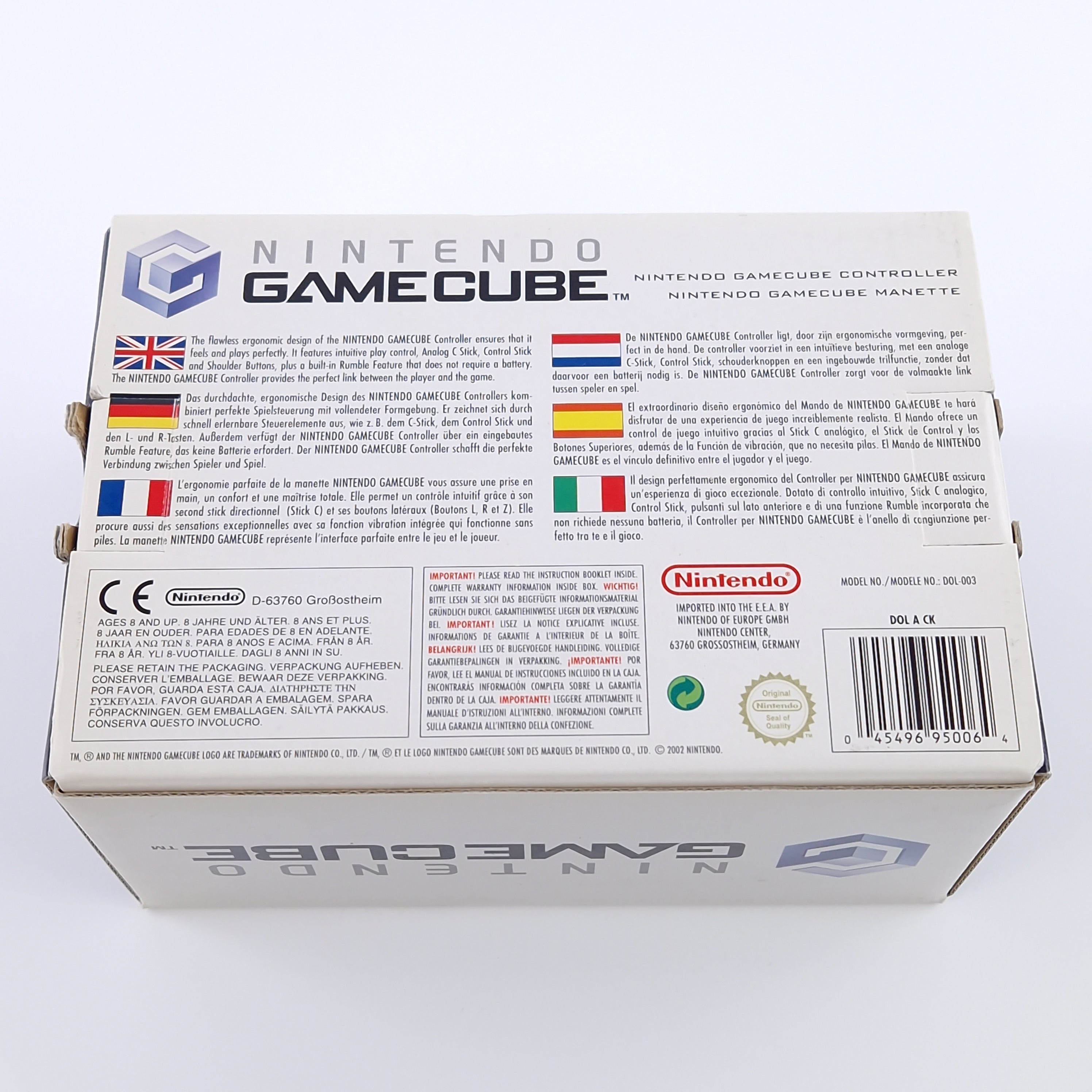 Nintendo Gamecube Controller Schwarz OVP – Original Gamepad