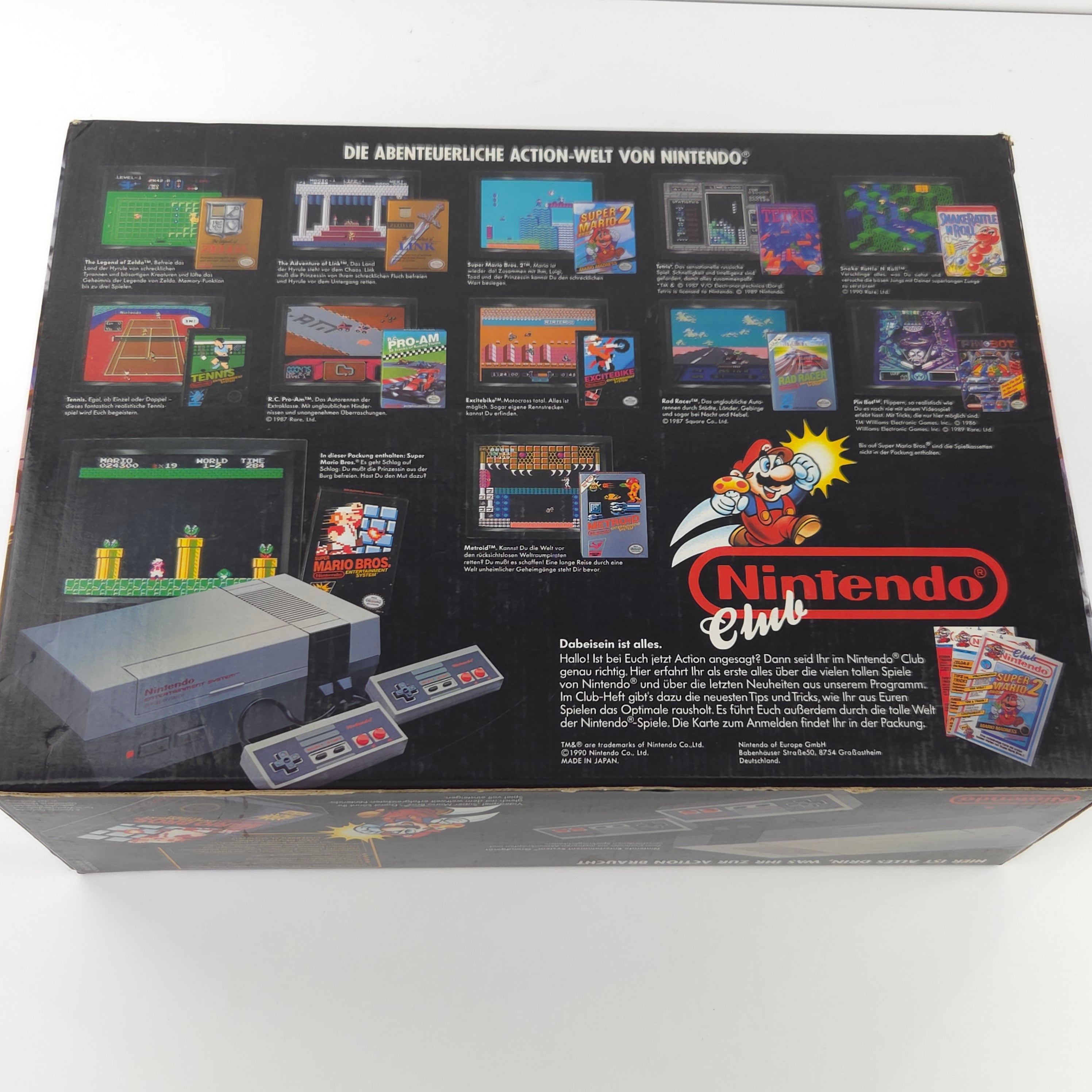 Nintendo NES Konsole Super Mario Set OVP