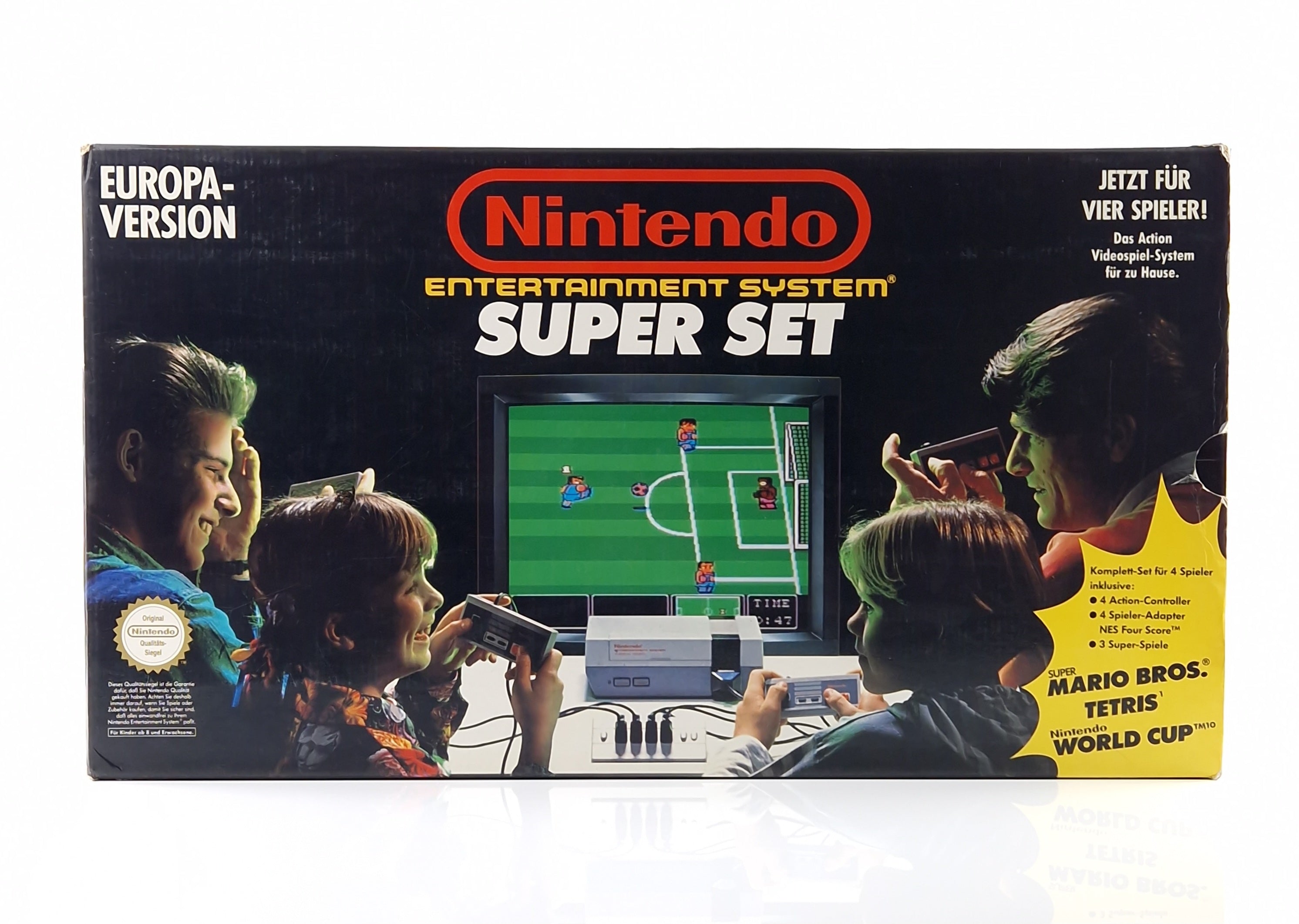Nintendo NES Konsole Super Set 4 Player Bundle OVP PAL