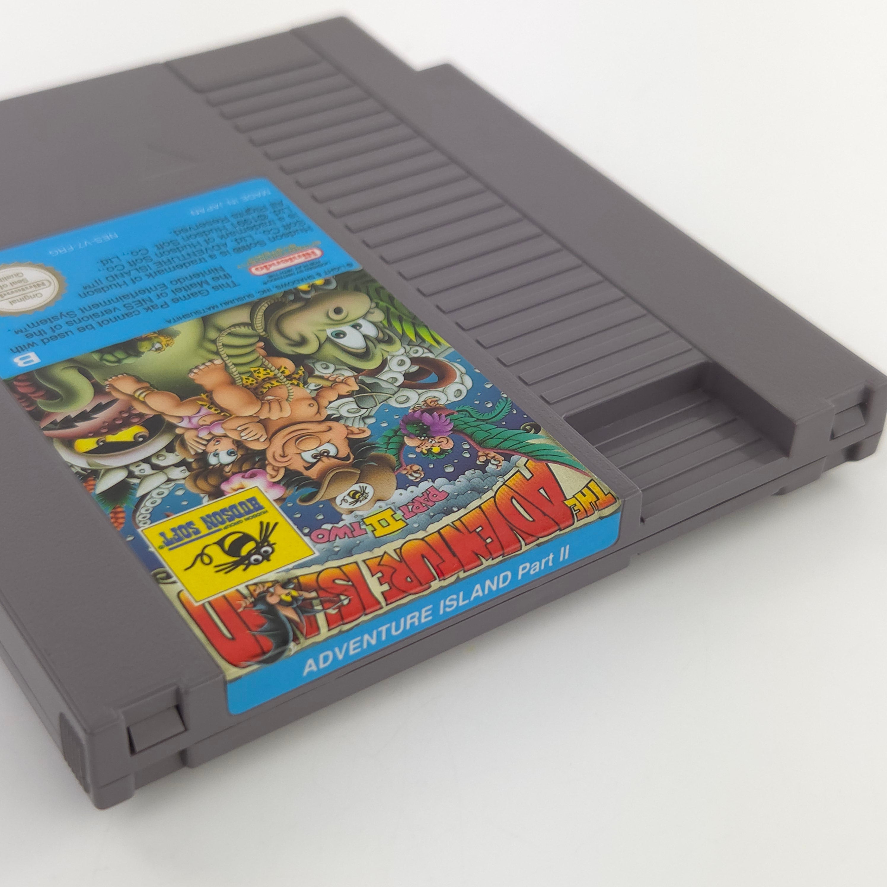 Nintendo NES Spiel Adventure Island II Modul Schuber PAL-B
