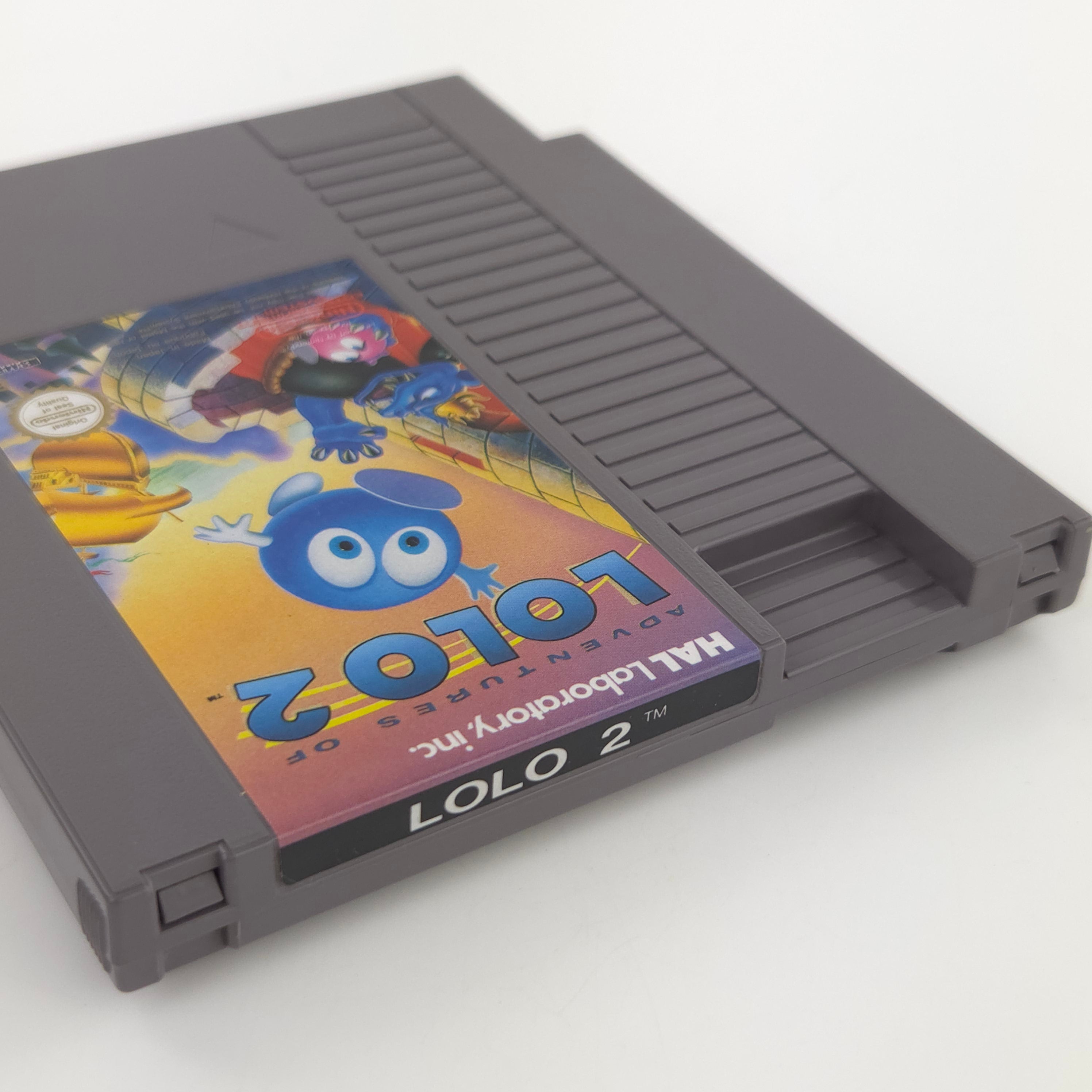 Nintendo NES Spiel: Adventures of LOLO 2 - Modul und Schuber (PAL-B EEC)