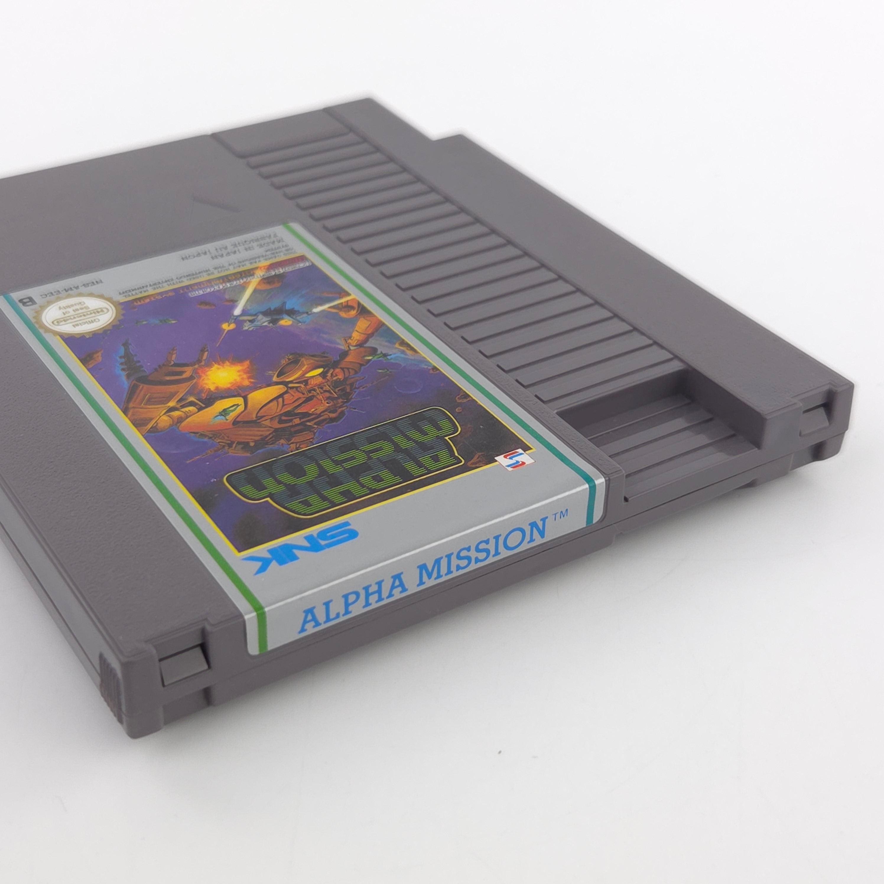 Nintendo NES Spiel Alpha Mission SNK Modul Schutzhülle