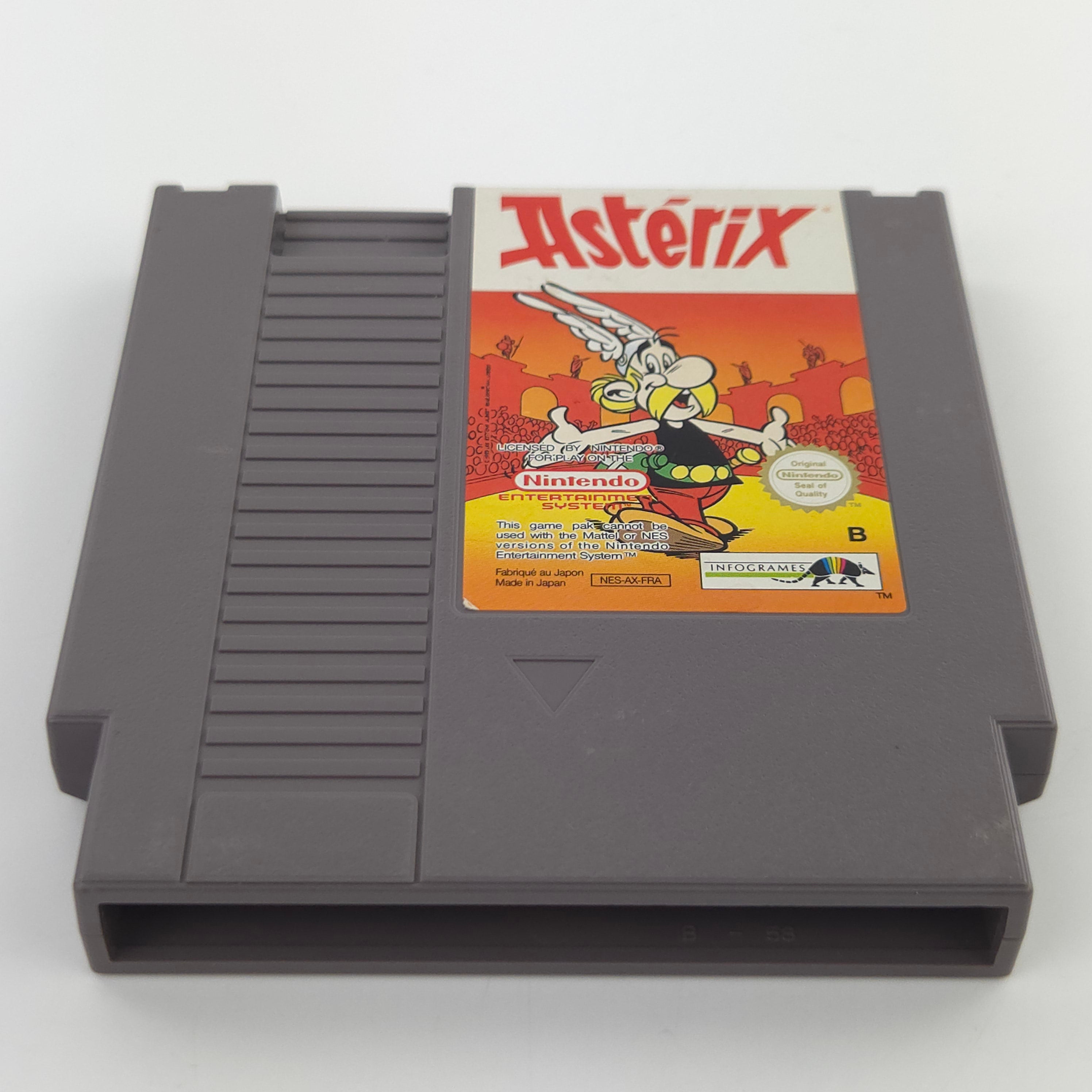 Nintendo NES Spiel Asterix Modul Schutzhülle PAL FRA