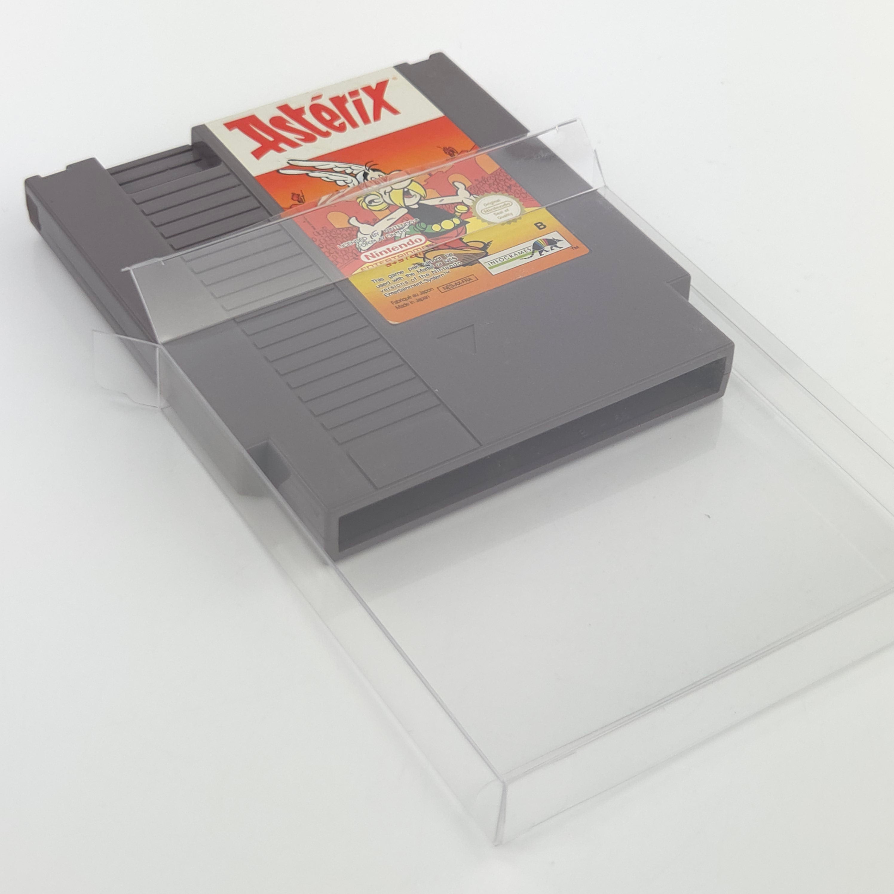 Nintendo NES Spiel Asterix Modul Schutzhülle PAL FRA