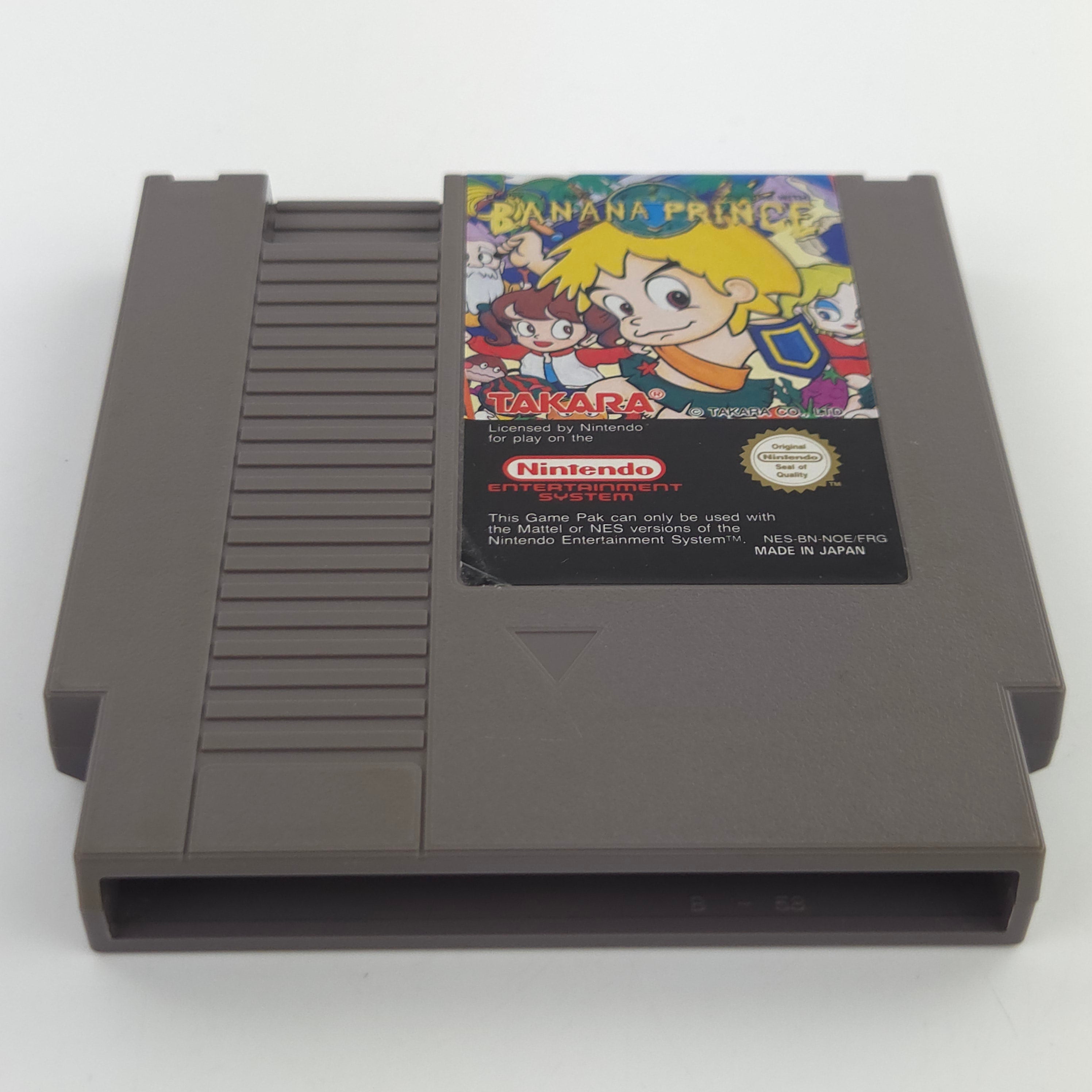 Nintendo NES Spiel Banana Prince Modul Schutzhülle NOE