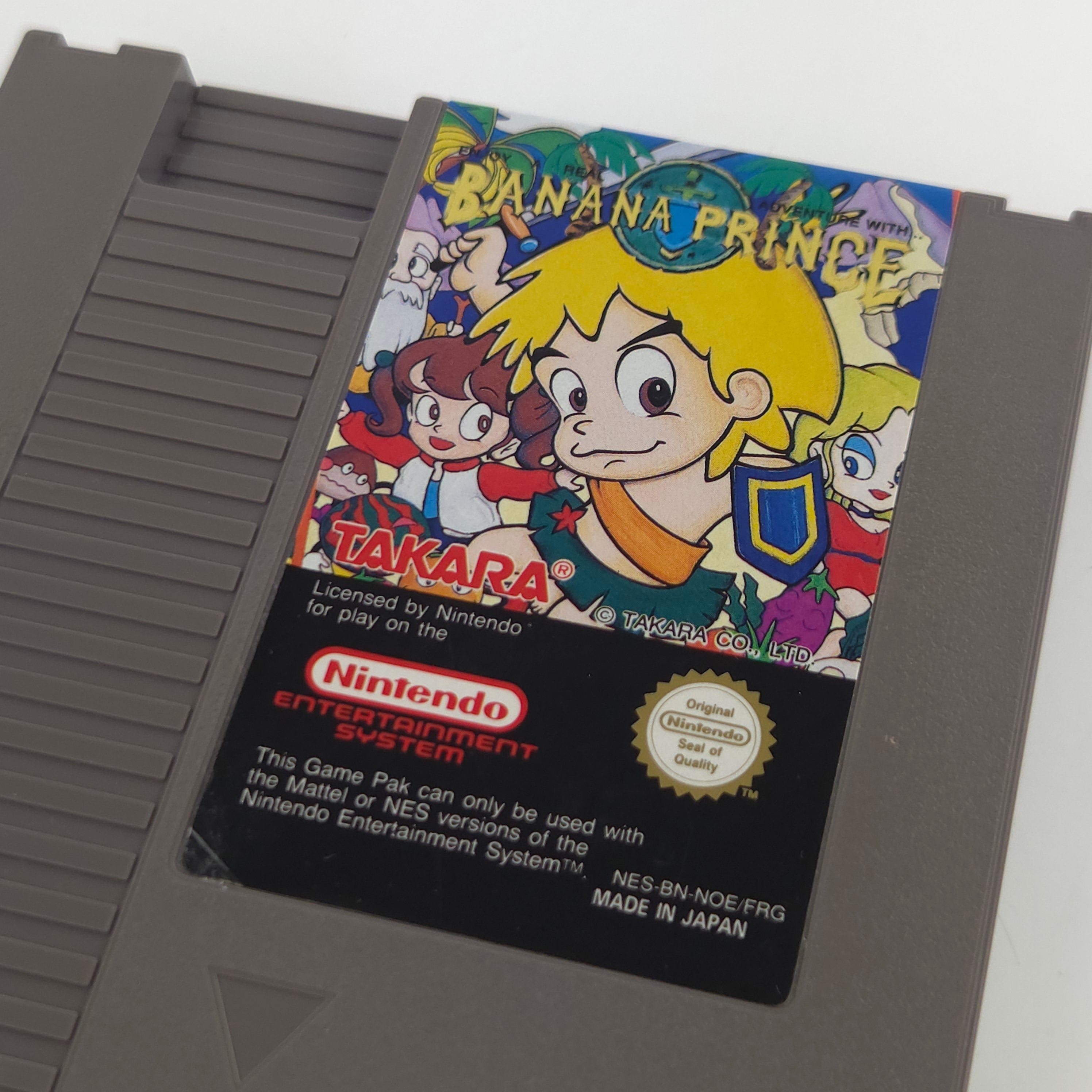 Nintendo NES Spiel Banana Prince Modul Schutzhülle NOE