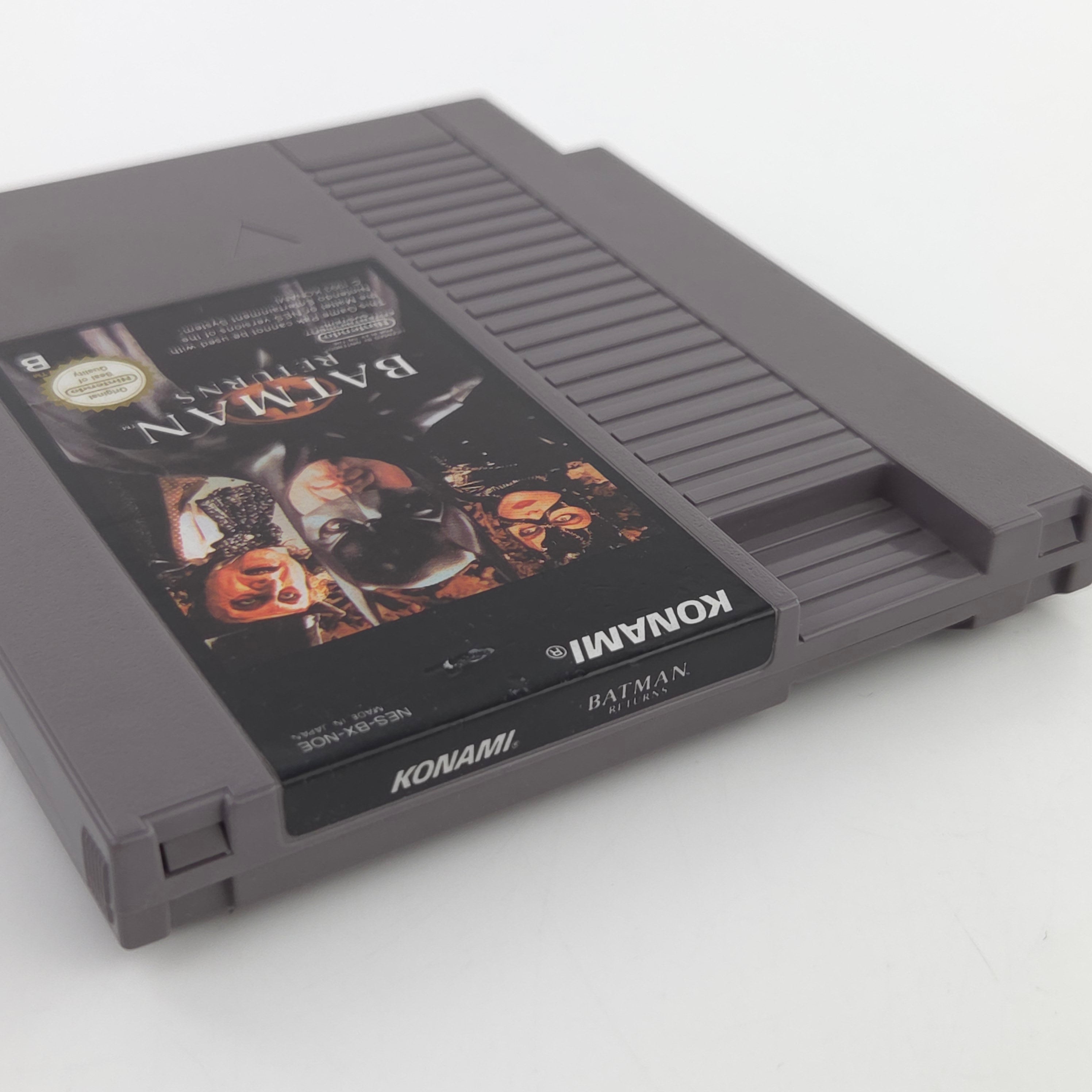 Nintendo NES Spiel Batman Returns Modul Schutzhülle NOE