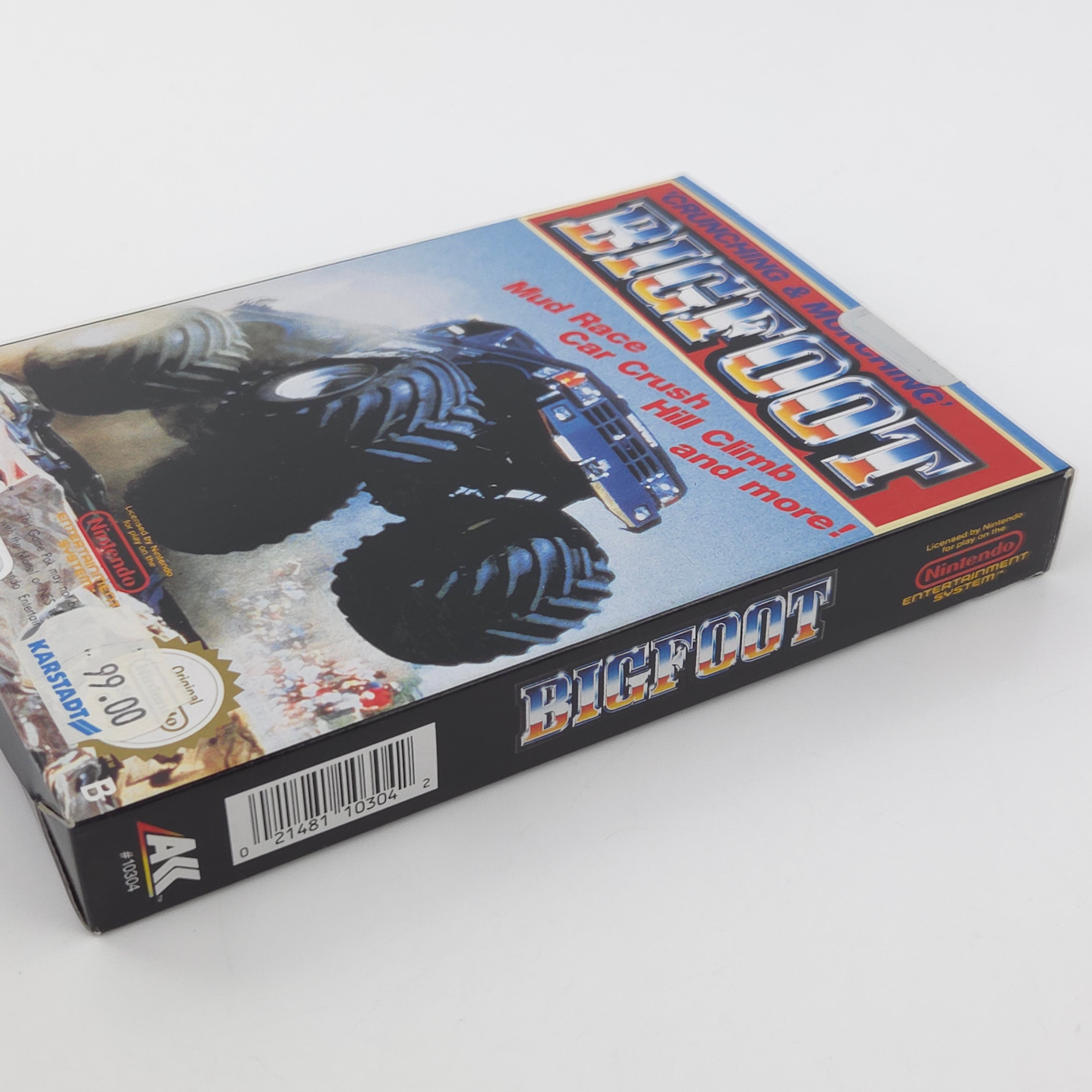 Nintendo NES Spiel – Bigfoot (OVP CIB PAL-B)