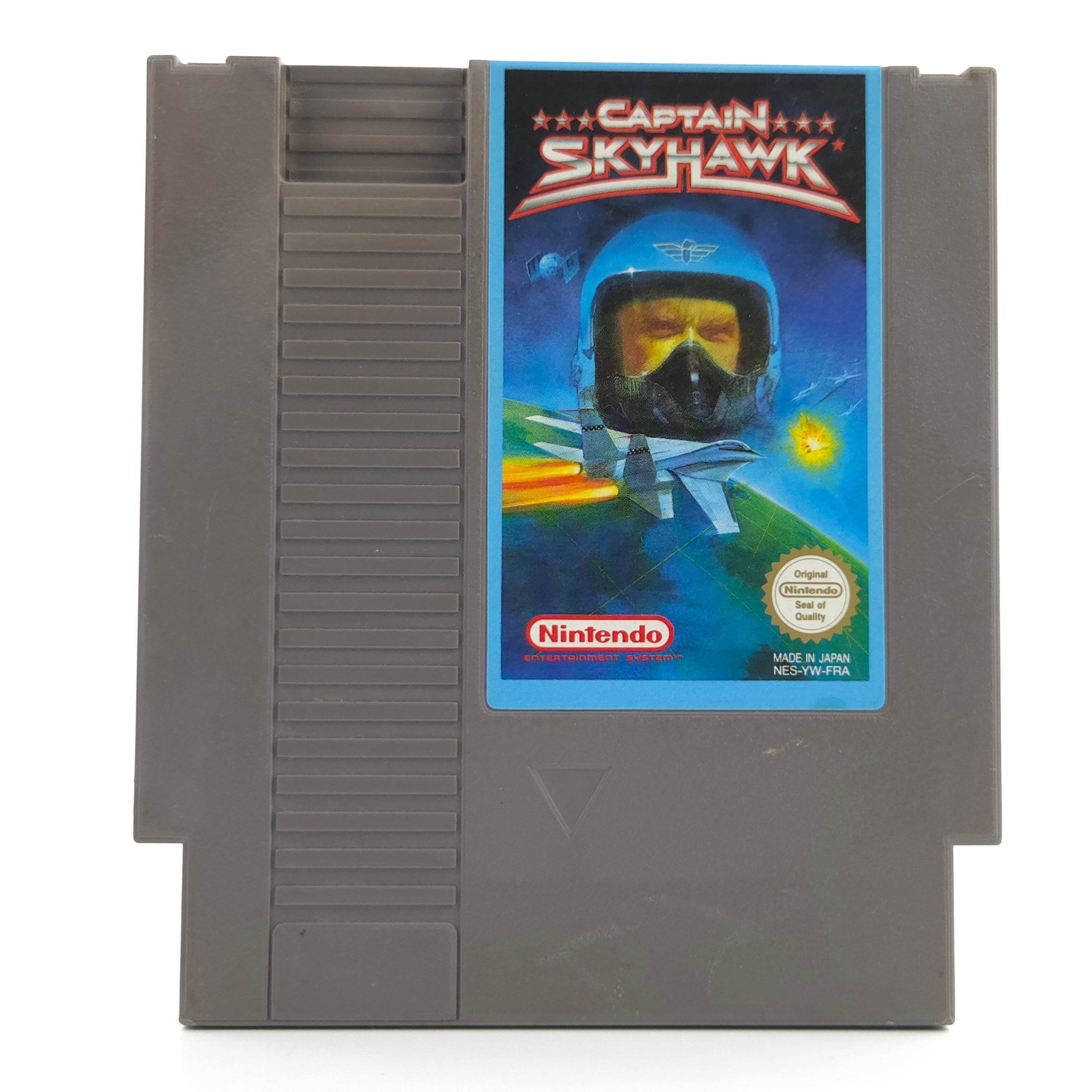 NES Spiel Captain Skyhawk Modul Schutzhülle PAL FRA