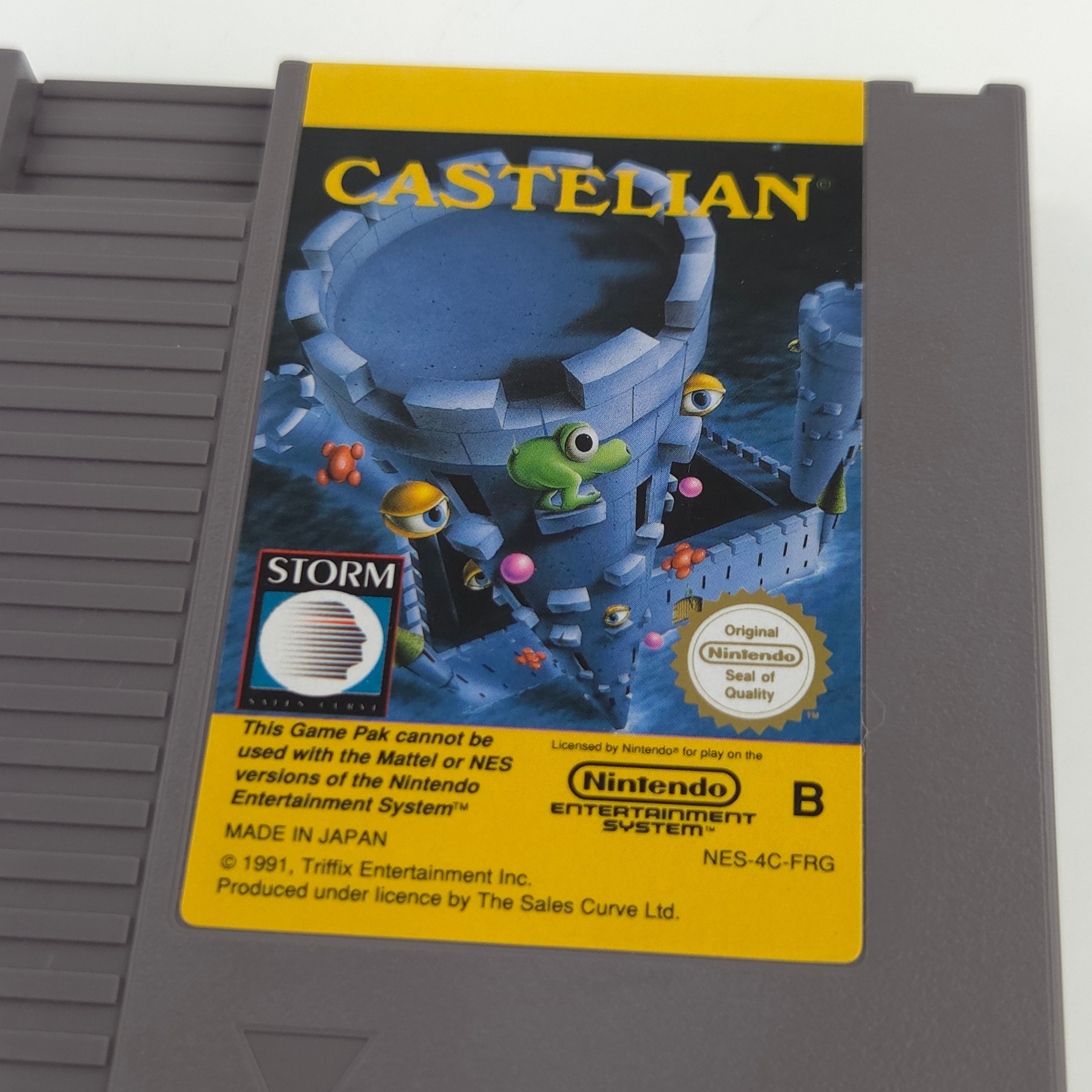 NES Spiel Castelian Modul mit Schutzhülle PAL FRG