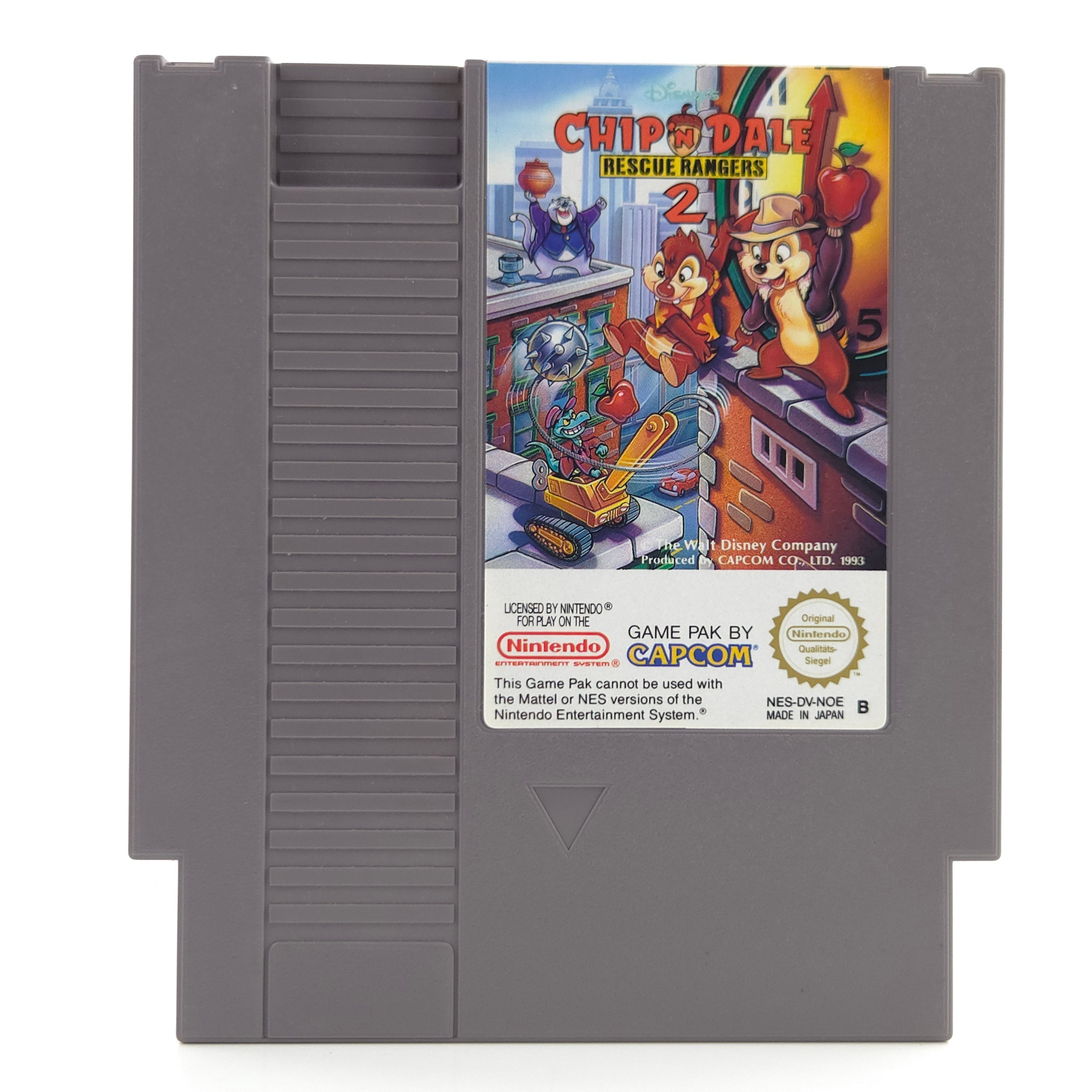 Nintendo NES Spiel Chip N Dale Rescue Rangers 2 Case NOE