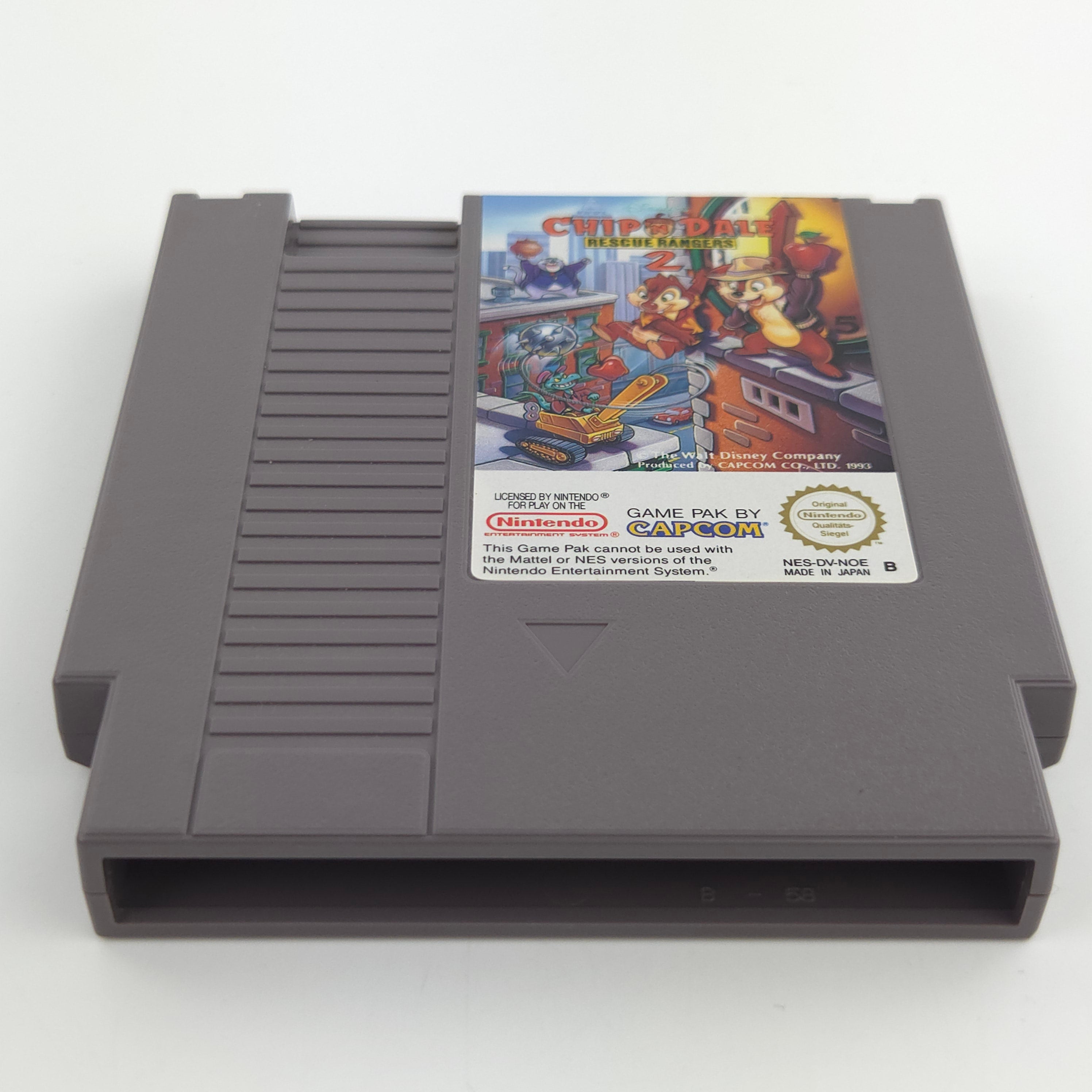 Nintendo NES Spiel Chip N Dale Rescue Rangers 2 Case NOE