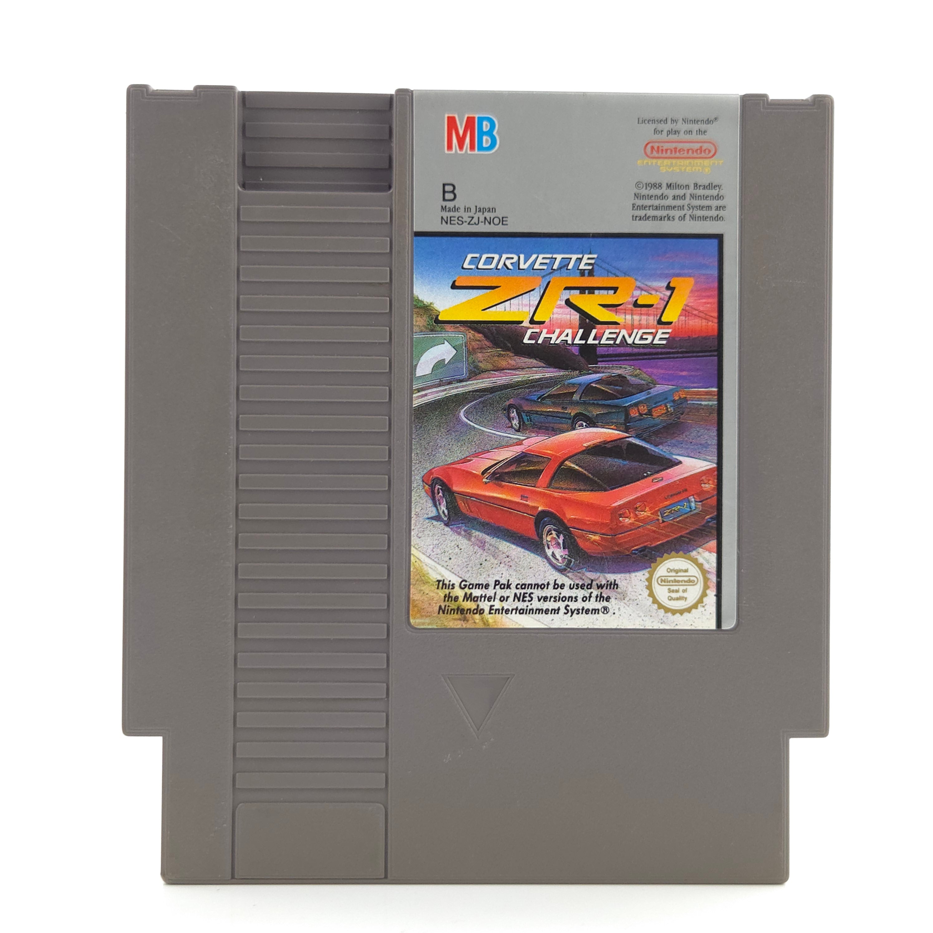 NES Spiel Corvette ZR-1 Challenge Modul Schutzhülle NOE